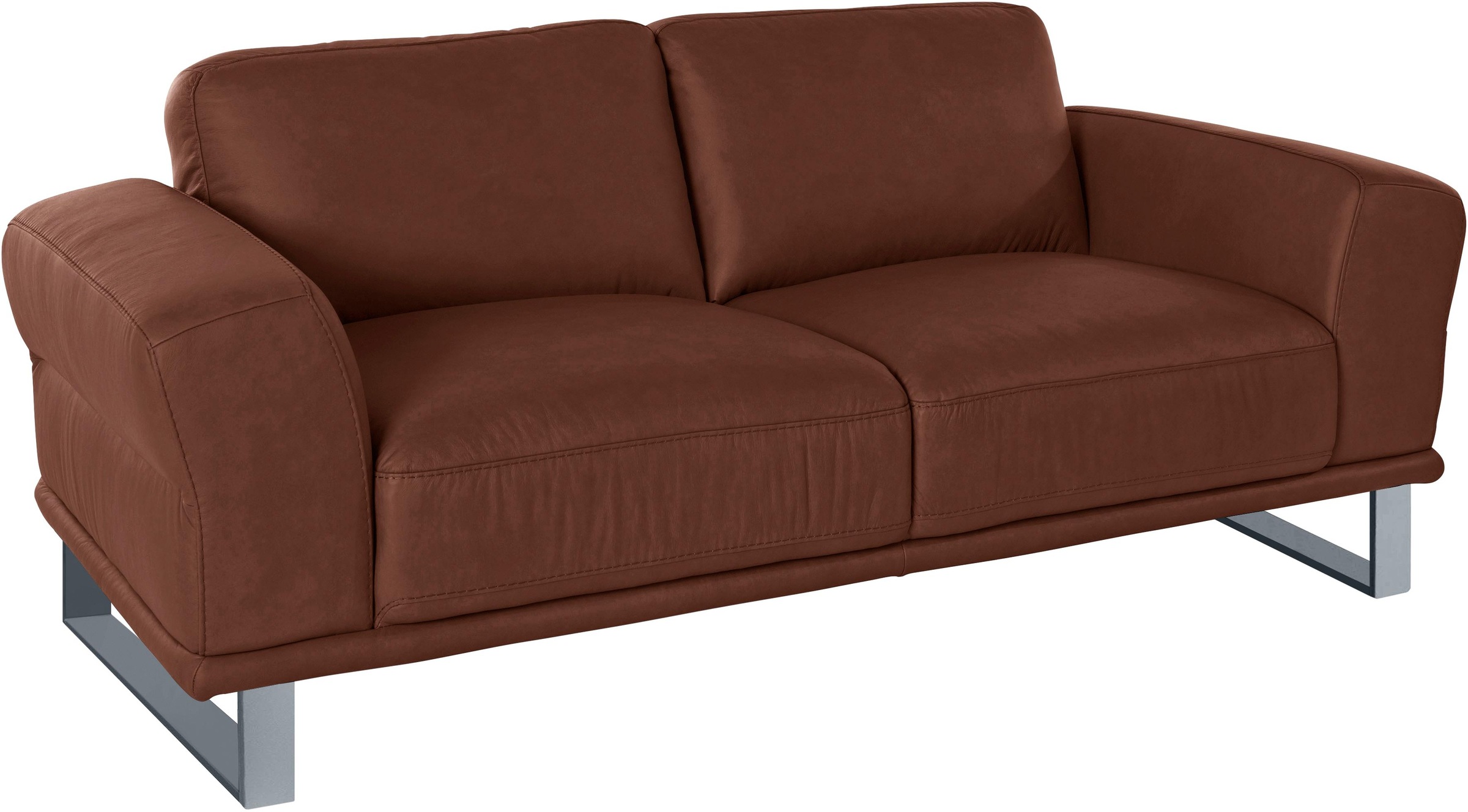 W.SCHILLIG 2-Sitzer »montanaa« mit Metallkufen in Silber matt, Breite 192 c günstig online kaufen