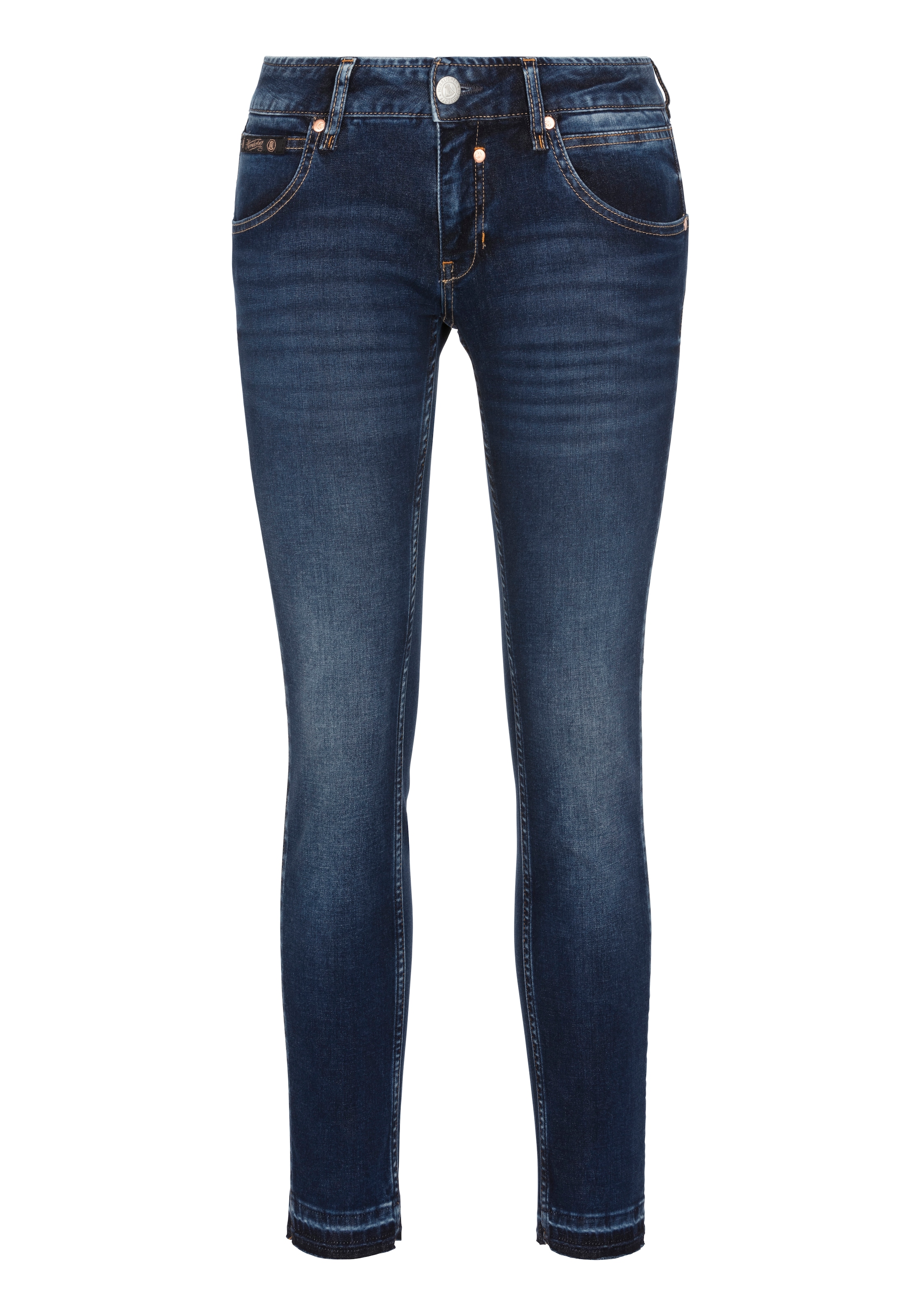 Herrlicher Slim-fit-Jeans »Touch Cropped Reused Denim«, mit verkürzter Länge