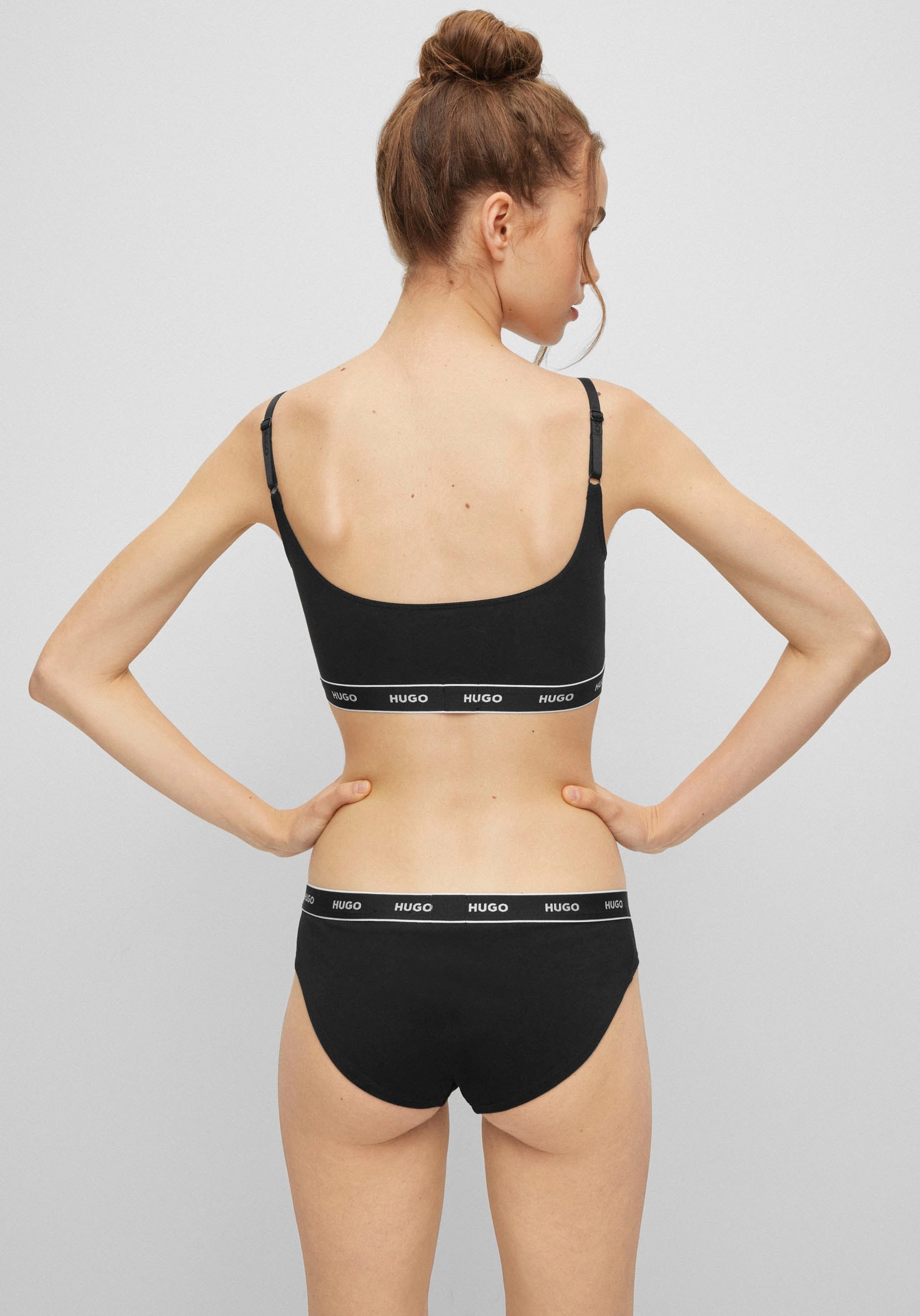HUGO Underwear Slip »TRIPLET BRIEF STRIPE«, (Packung, 3 St., 3er Pack), mit HUGO Logo-Elastikbund