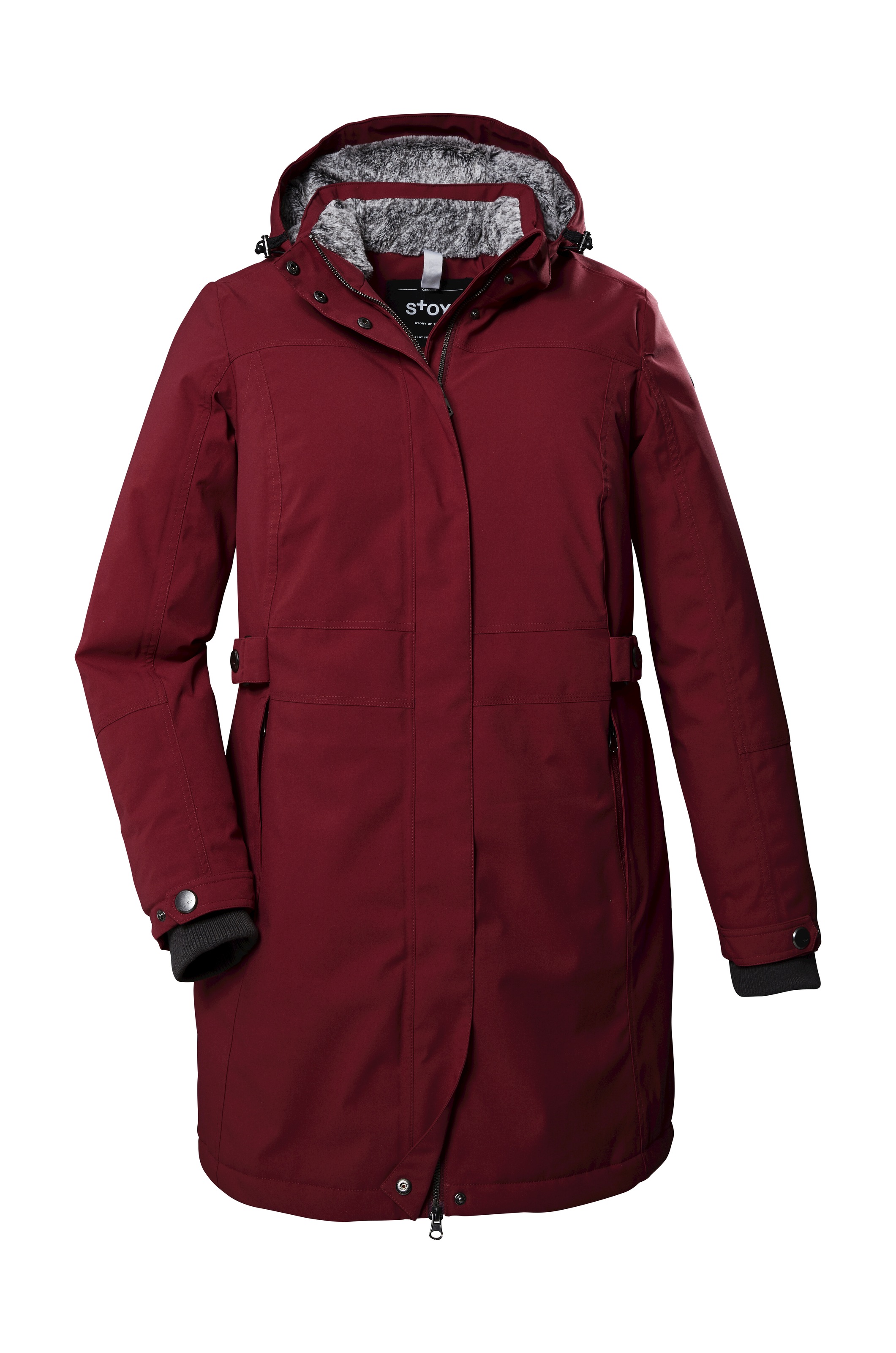 Parka „STW 11 WMN PRK“, Gr. 52, weinrot