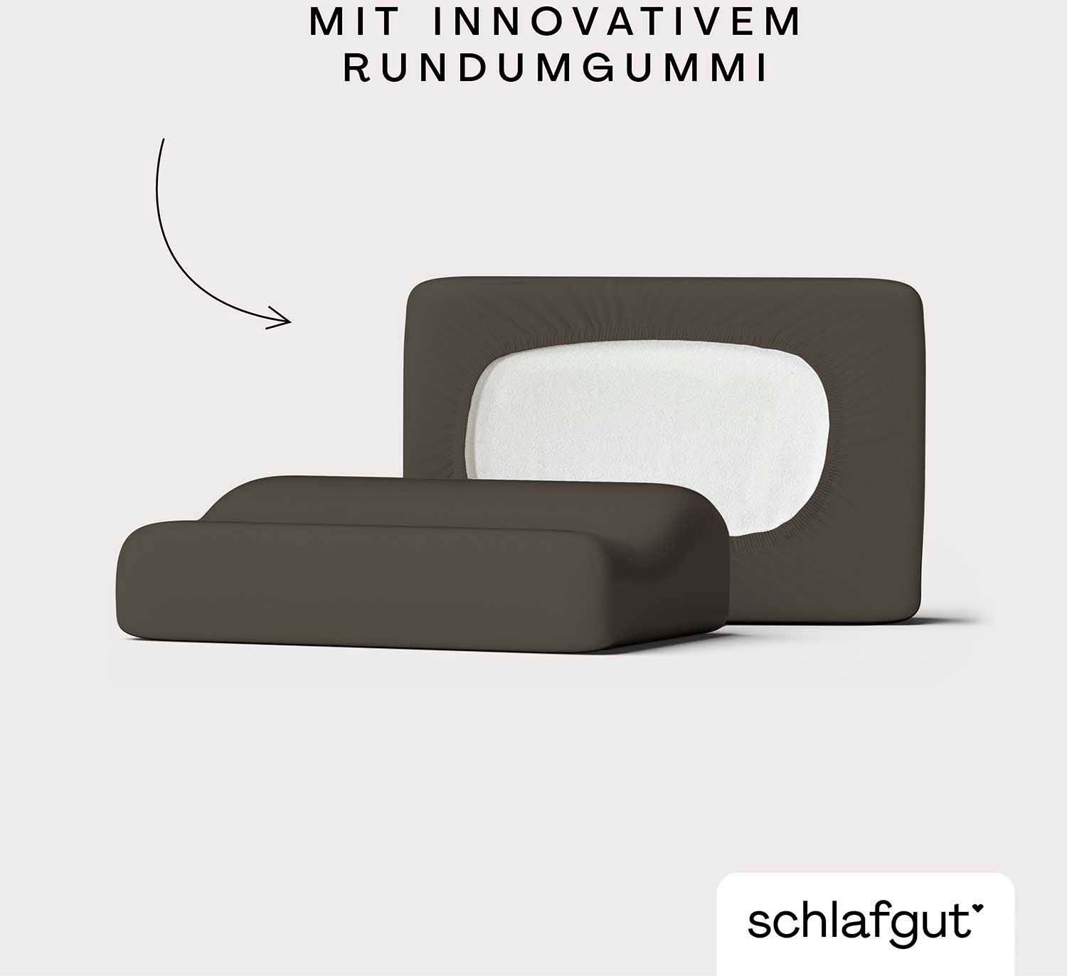 Schlafgut Kissenbezug »Pure flexibler Kissenbezug für Nackenstützkissen«, ( günstig online kaufen