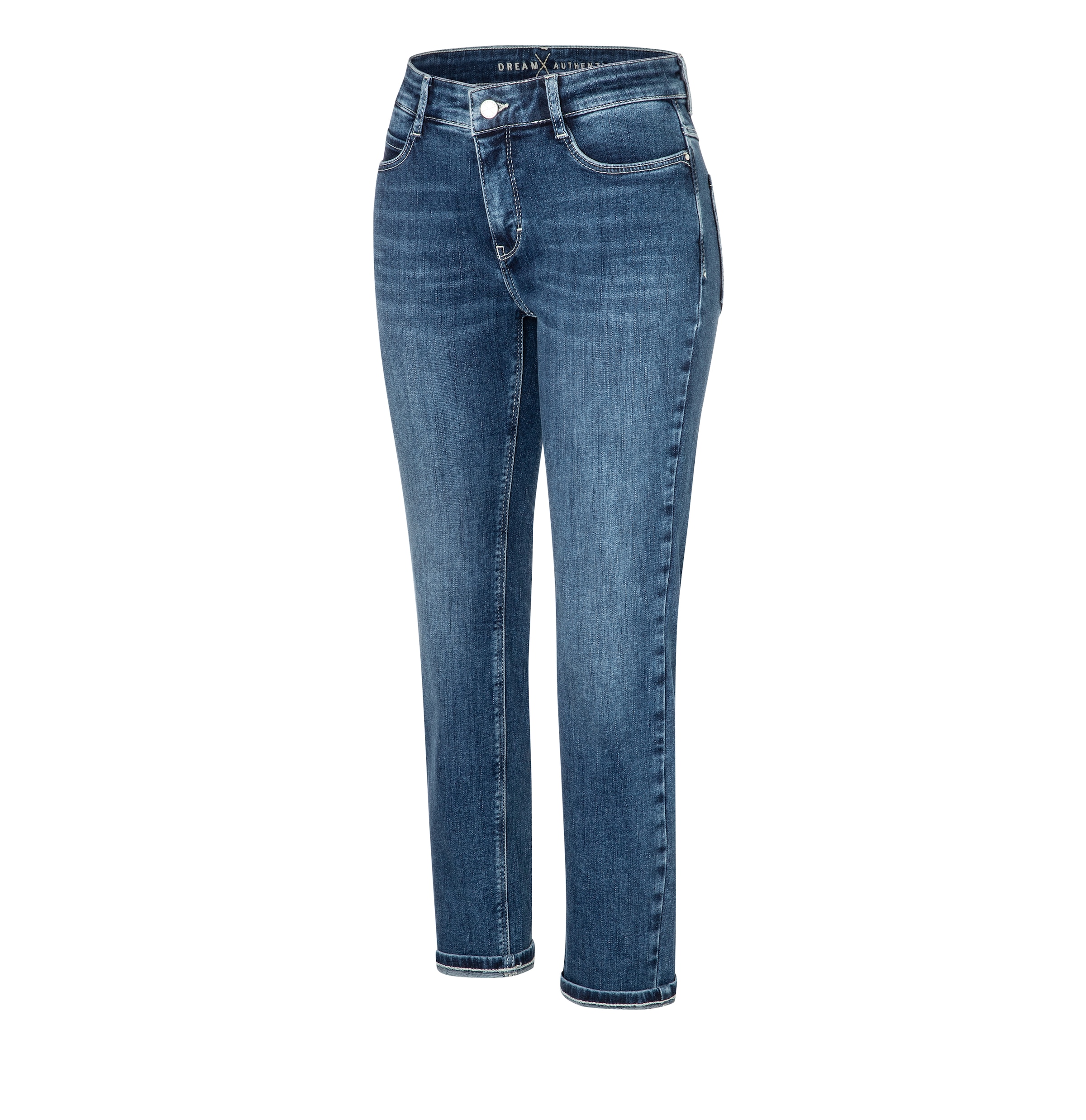 MAC 7/8-Jeans »DREAM cropped auth.« Innovativer Hyperstretch Denim mit figurformendem Shaping-Effekt