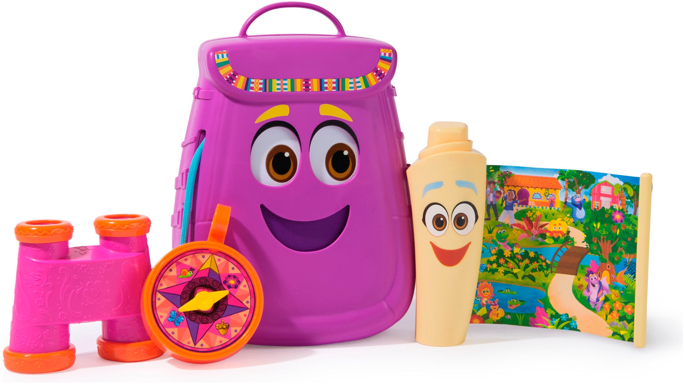 Spin Master Lernspielzeug »Dora - Mein Abenteuer Rucksack«, (Set, 4 St.)