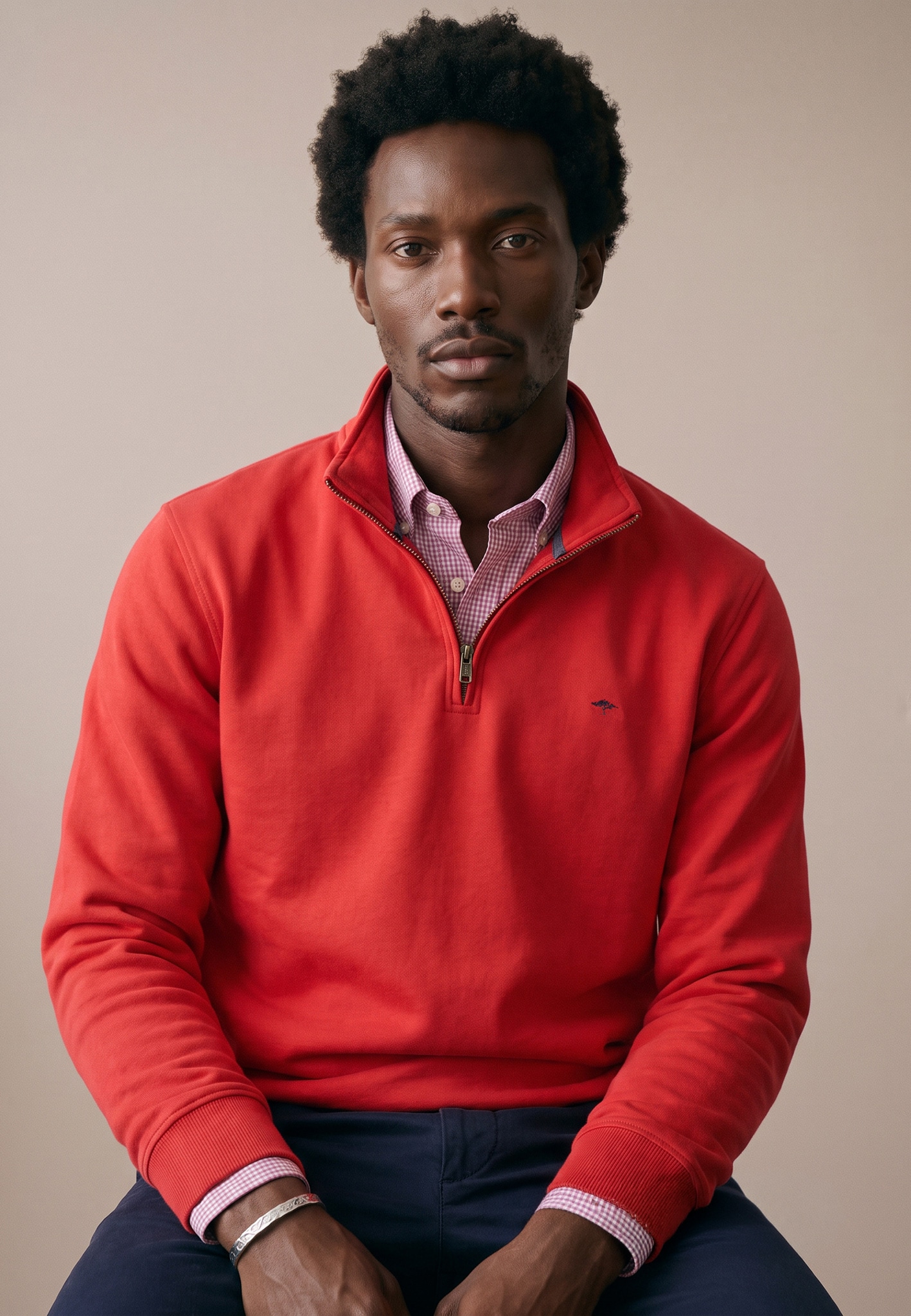 FYNCH-HATTON Sweatshirt , mit Logo Stickerei
