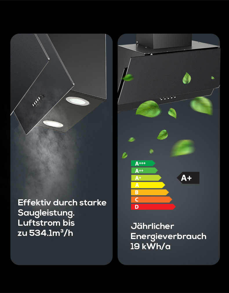 Hanseatic Kopffreihaube »SY-103E9G-P1-C120-L52-600« Die Optik sorgt für ein elegantes und modernes Aussehen