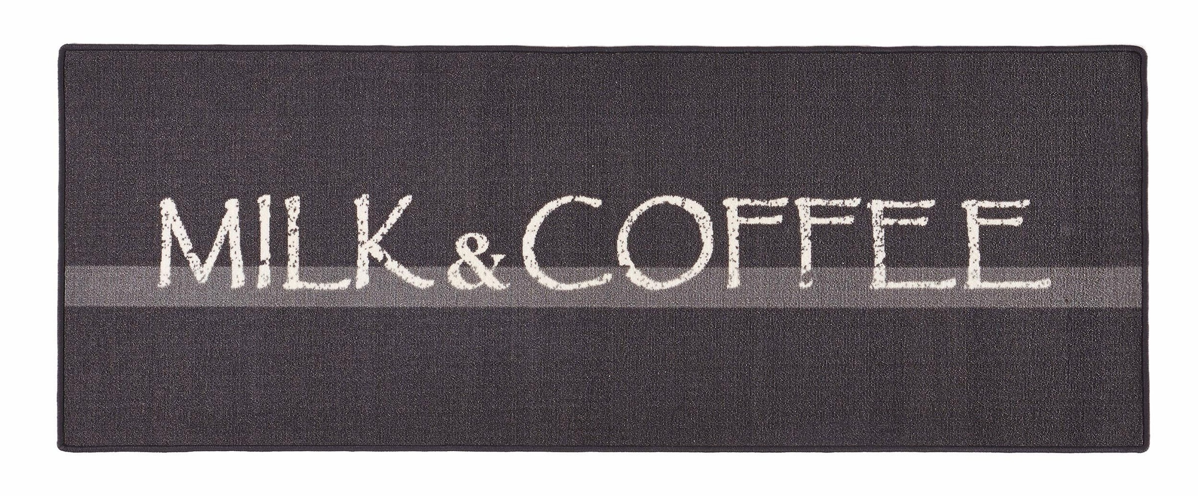 HANSE Home Küchenläufer »Milk & Coffee«, rechteckig, 8 mm Höhe, Kurzflor, rutschhemmend, Waschbar, Kaffee, Strapazierfähig, Küche
