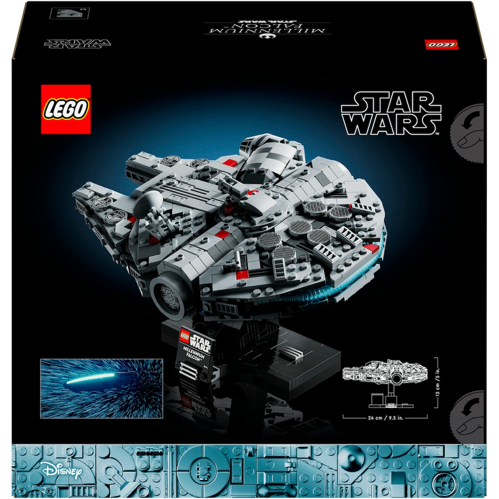 LEGO® Konstruktionsspielsteine »Millennium Falcon™ LEGO (75375), LEGO® Star Wars™«, (921 St.)