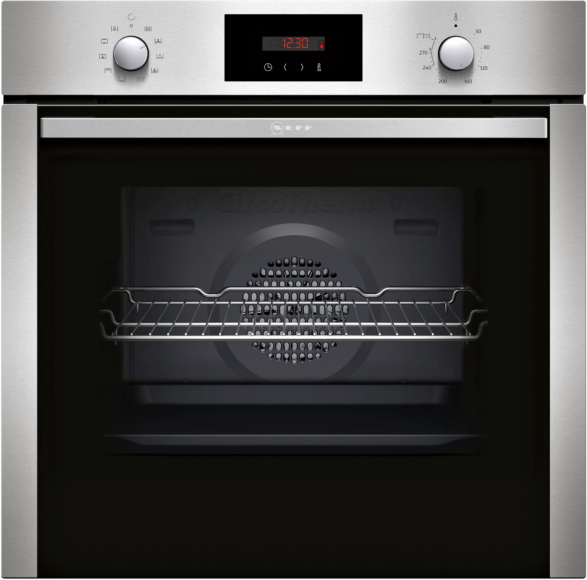 6. Bild von NEFF Pyrolyse Backofen N 30 »B2CCG6AN0«, mit Teleskopauszug nachrüstbar, Pyrolyse-Selbstreinigung, CircoTherm®-Heißluft