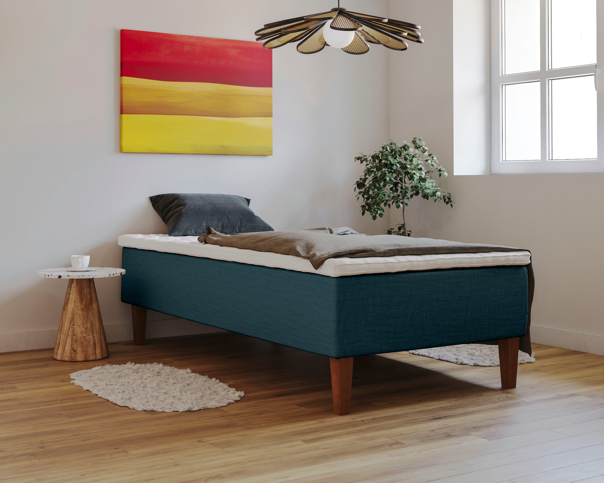 Bild von Home affaire Boxspringbett »Osterberg«, mit Taschen-Federkernunterbox