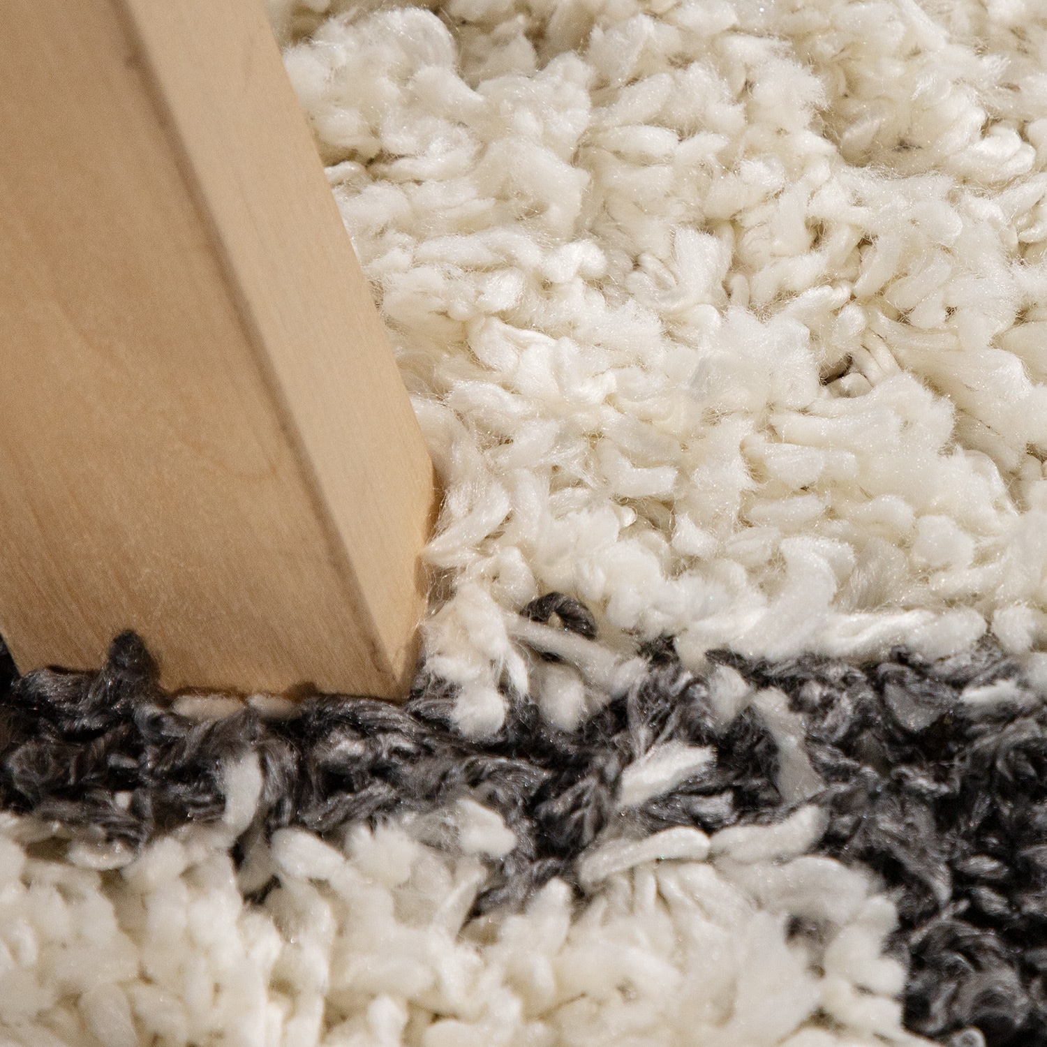 Paco Home Hochflor-Teppich »Kalmar 450«, rund, 44 mm Höhe, Shaggy, Scandi Design, modernes Rauten Muster, weich & kuschelig