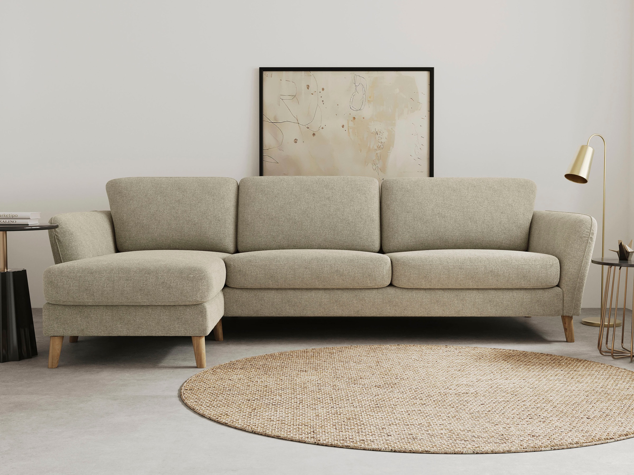 Home affaire Ecksofa »MARSEILLE (279/152cm),L-Form, Rec. rechts/links, vers günstig online kaufen