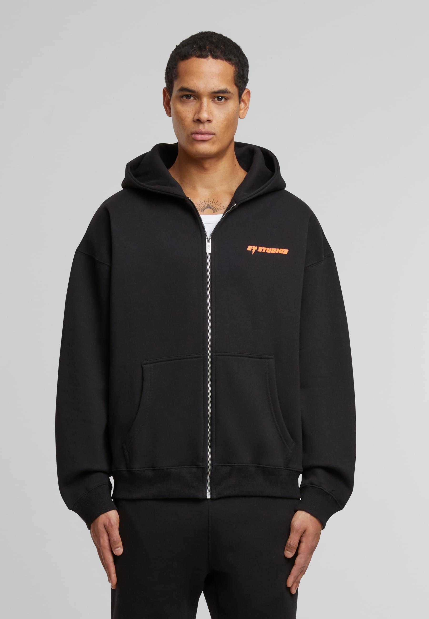 2Y Studios Sweatjacke »2Y Studios Herren Last For Life Oversize Zip-Hoodie« 1 Stk.