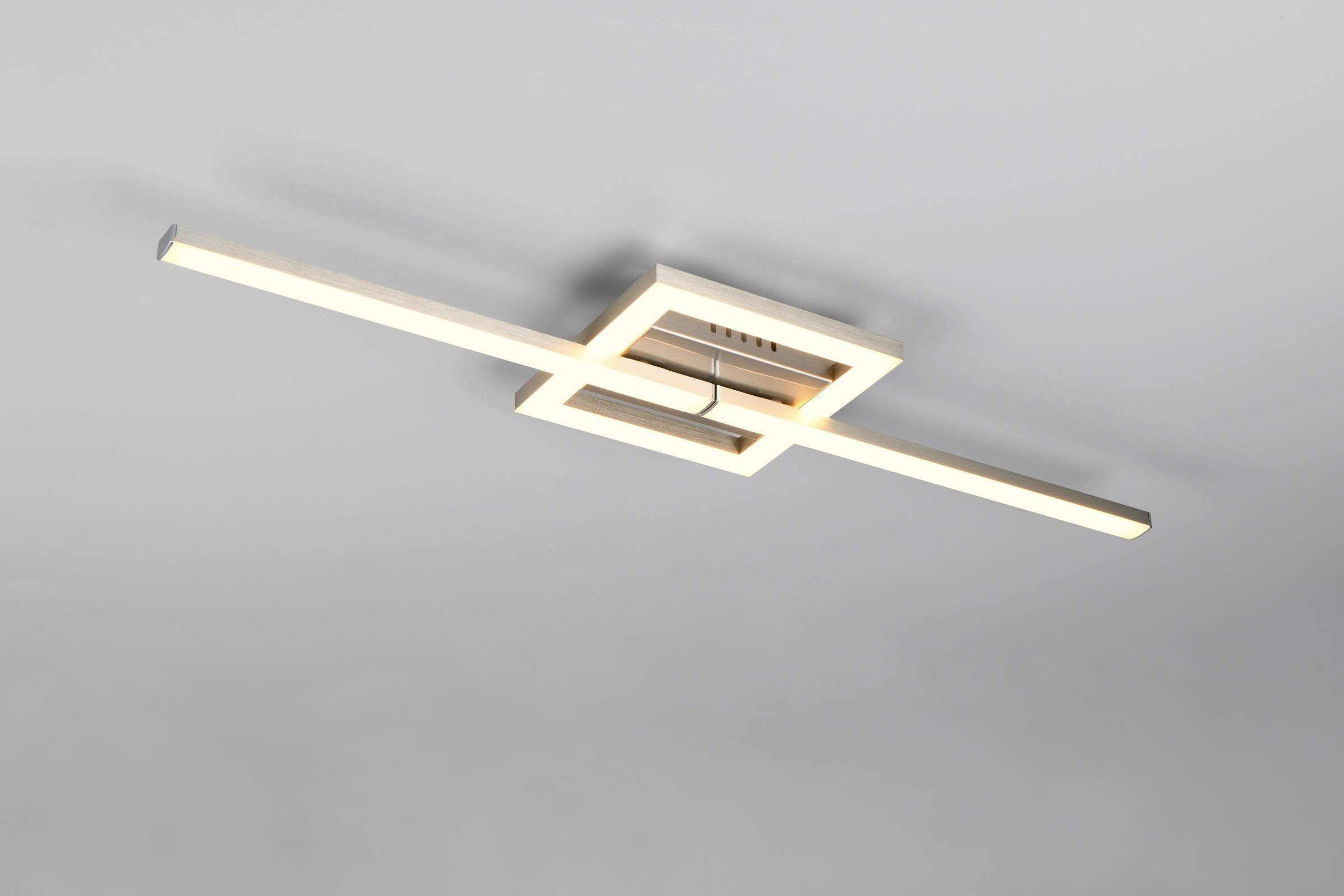 my home LED Deckenleuchte »DAVINIA, als Deckenlampe oder Wandlampe mögl, LED Stäbe schwenkbar«, 1 flammig, Leuchtmittel LED-Board | LED fest integriert, warmweiß 3000K 1860 Lumen 54x16 cm beweglich Flurlampe Wohnzimmerlampe