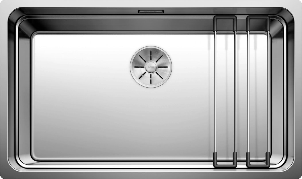 Blanco Edelstahlspüle »ETAGON 700-U«, zum wechselseitigen Einbau geeignet, inklusive 2 ETAGON-Schienen