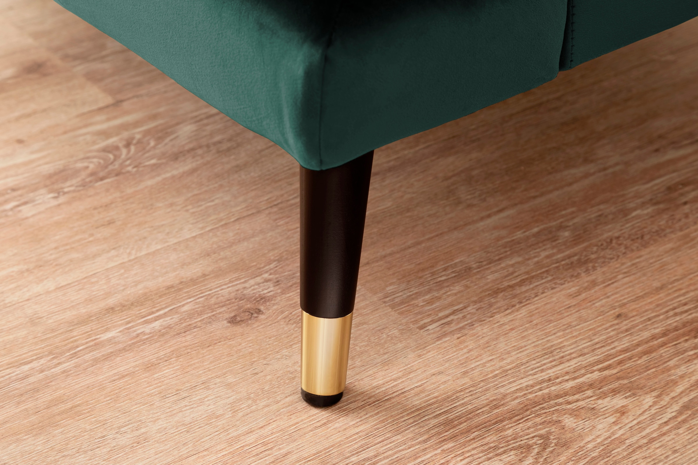 Trends by HG 2-Sitzer »Samir« mit Strasssteinen und goldfarben Applikationen