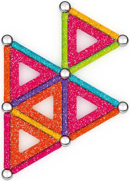 Geomag™ Magnetspielbausteine »GEOMAG™ Glitter Panels, Recycled«, (35 St.), aus recyceltem Material; Made in Europe