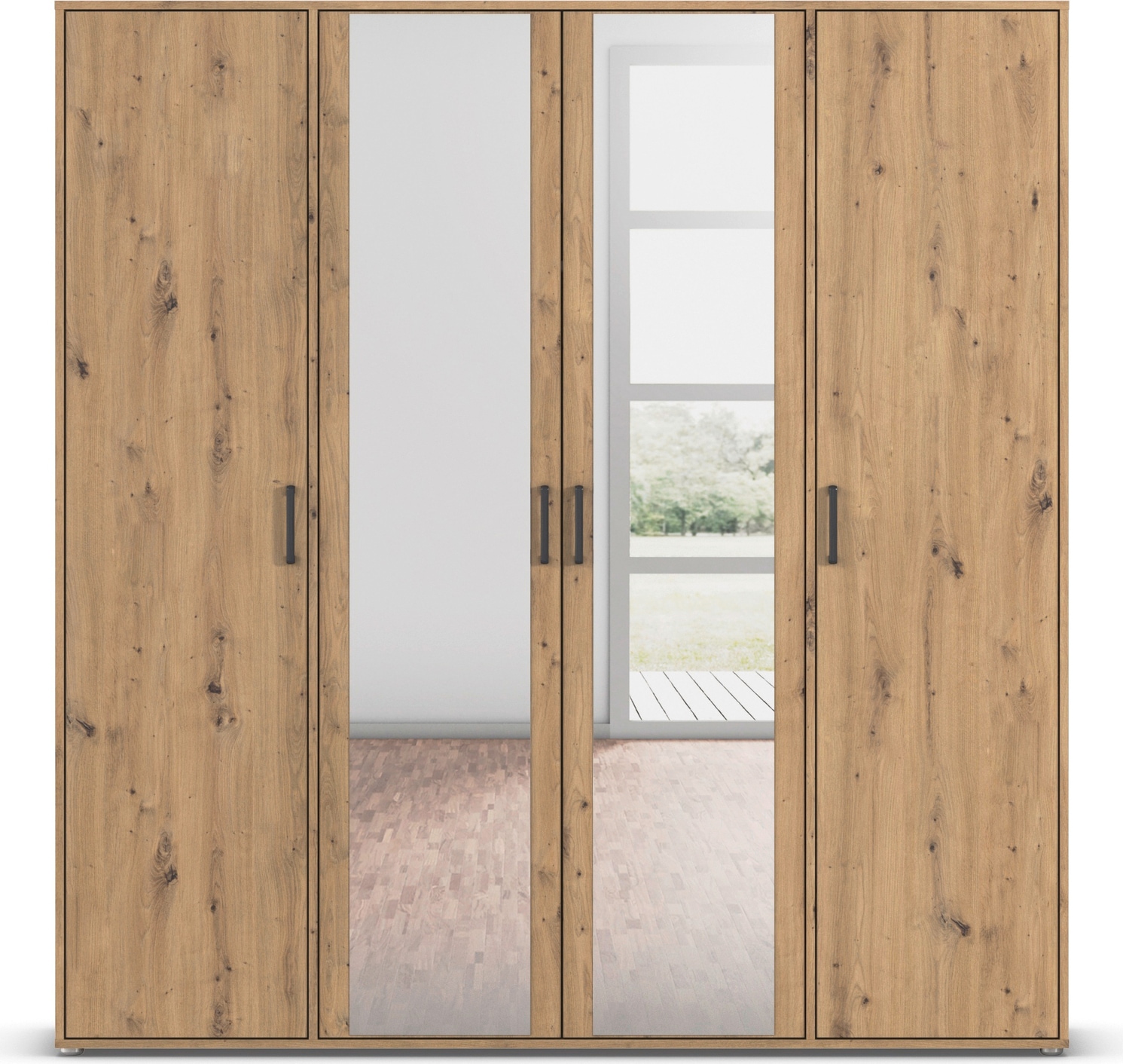 rauch Drehtürenschrank »Kleiderschrank Schrank Garderobe Wäscheschrank VOYA günstig online kaufen