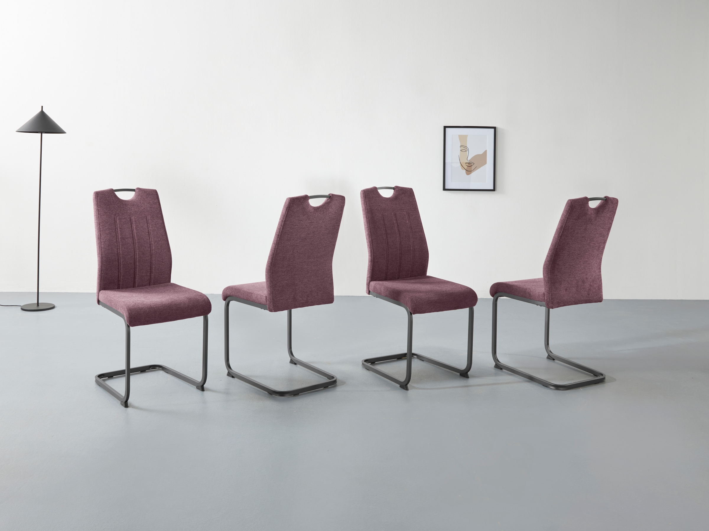 HELA Freischwinger »CHRISTINA« (Set) 4 Stk.1, 2 oder 4 Stück, Schwingstuhl günstig online kaufen