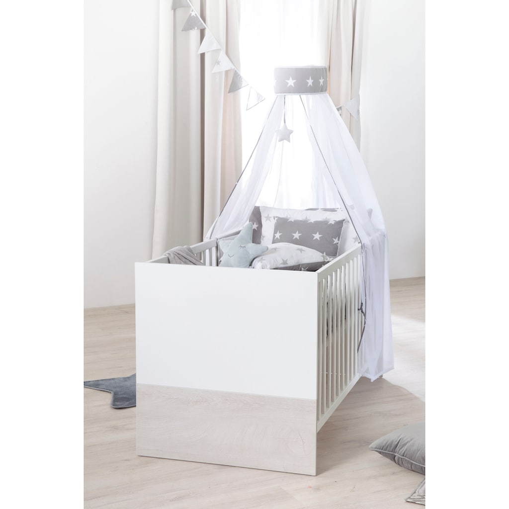 roba® Babymöbel-Set »Julia«, (Spar-Set, 2 St., Gitterbett, Wickelkommode)