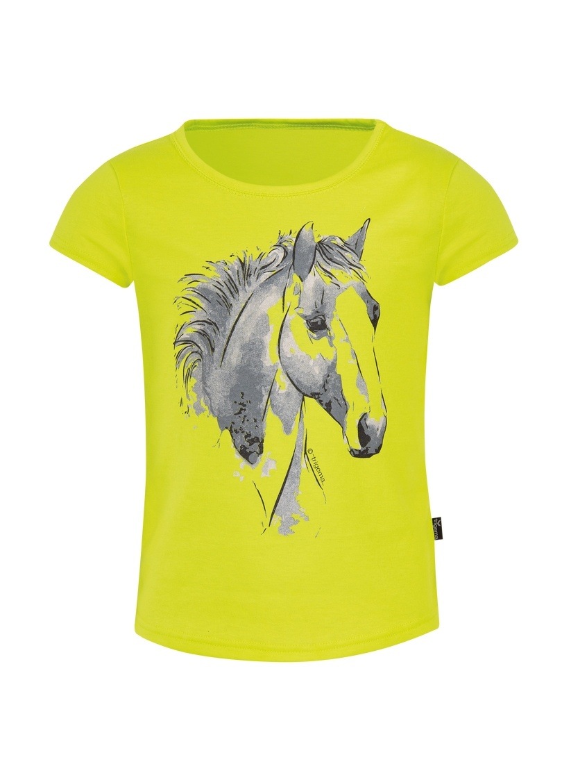 Trigema T-Shirt »TRIGEMA T-Shirt mit niedlichem Pferdemotiv«, (1 tlg.)