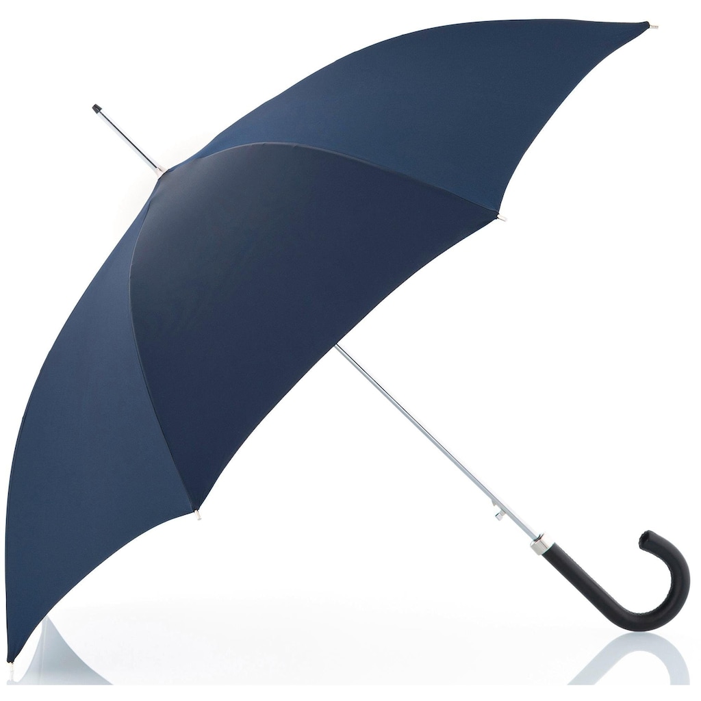 doppler MANUFAKTUR Stockregenschirm »Oxford Uni, blau«
