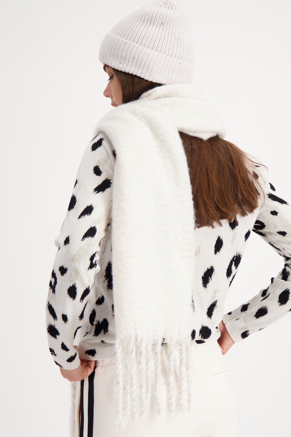 Monari Modeschal »Schal/Tuch Flausch + Glanz«