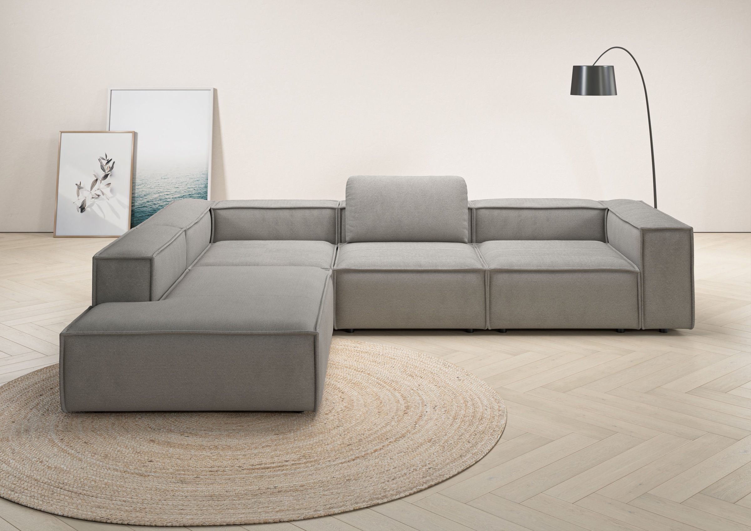 Places of Style Ecksofa »Watertown moderne L-Form«, Breite 311 cm günstig online kaufen