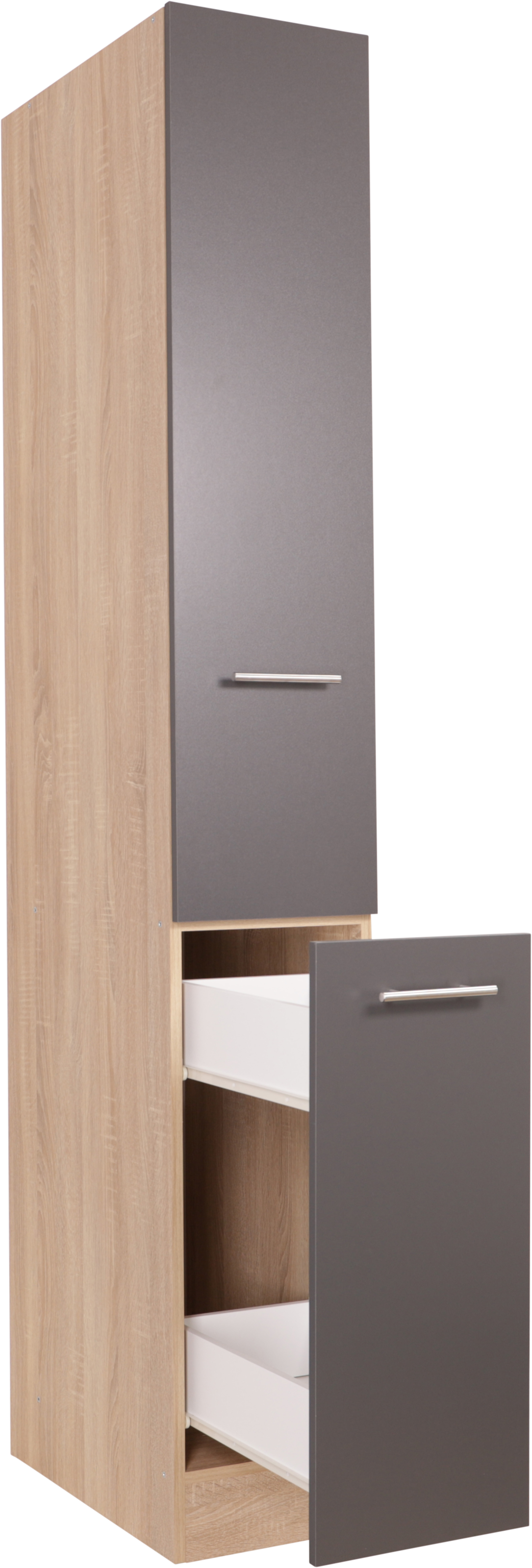 RESPEKTA Apothekerschrank »Merle« Breite 30 cm, Metallstangengriffe, Höhe 200 cm