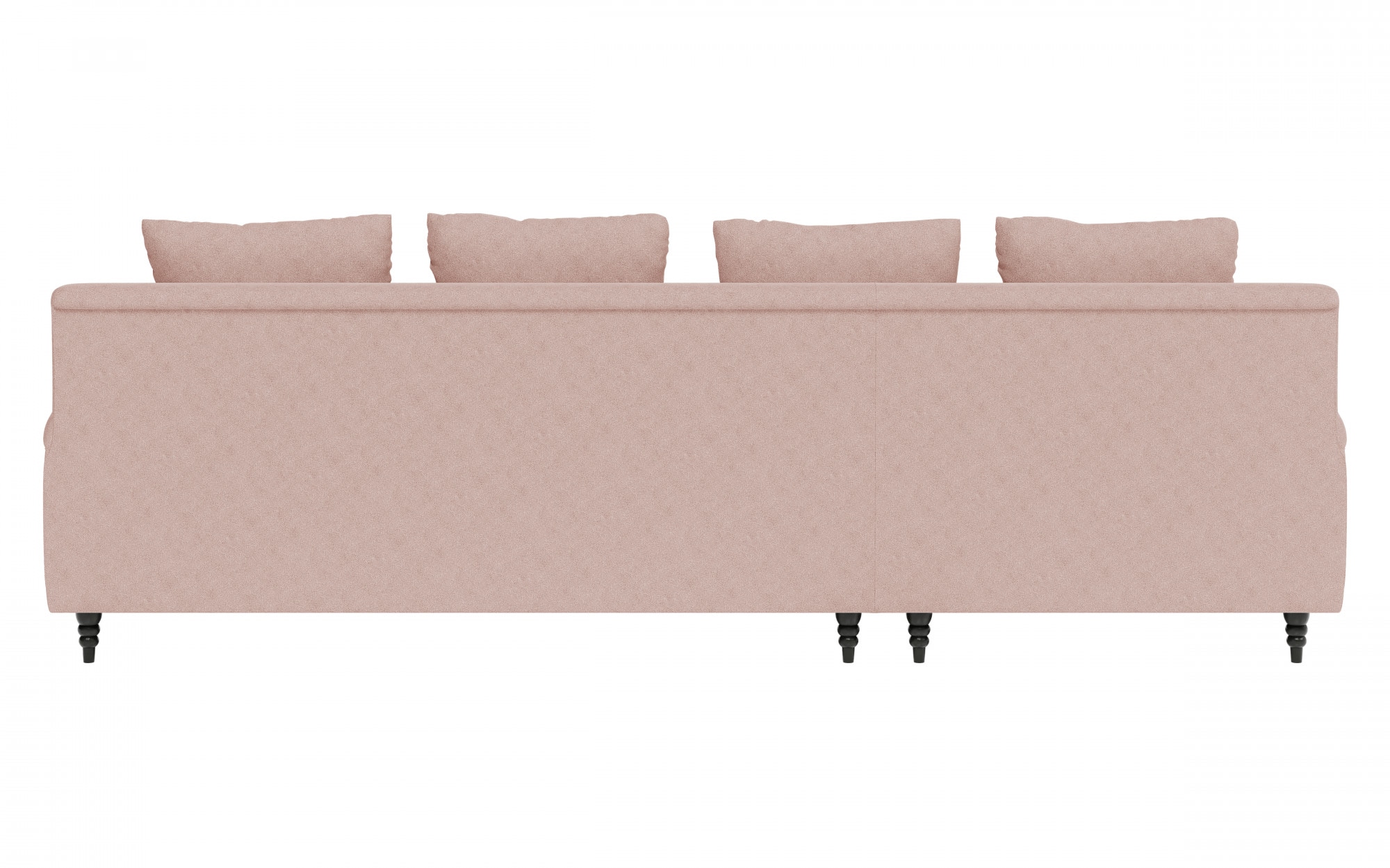 Guido Maria Kretschmer Home&Living Ecksofa »NORIN L-Form«, zwei Fußarten: vorne - Rollen, hinten - Holzfüße