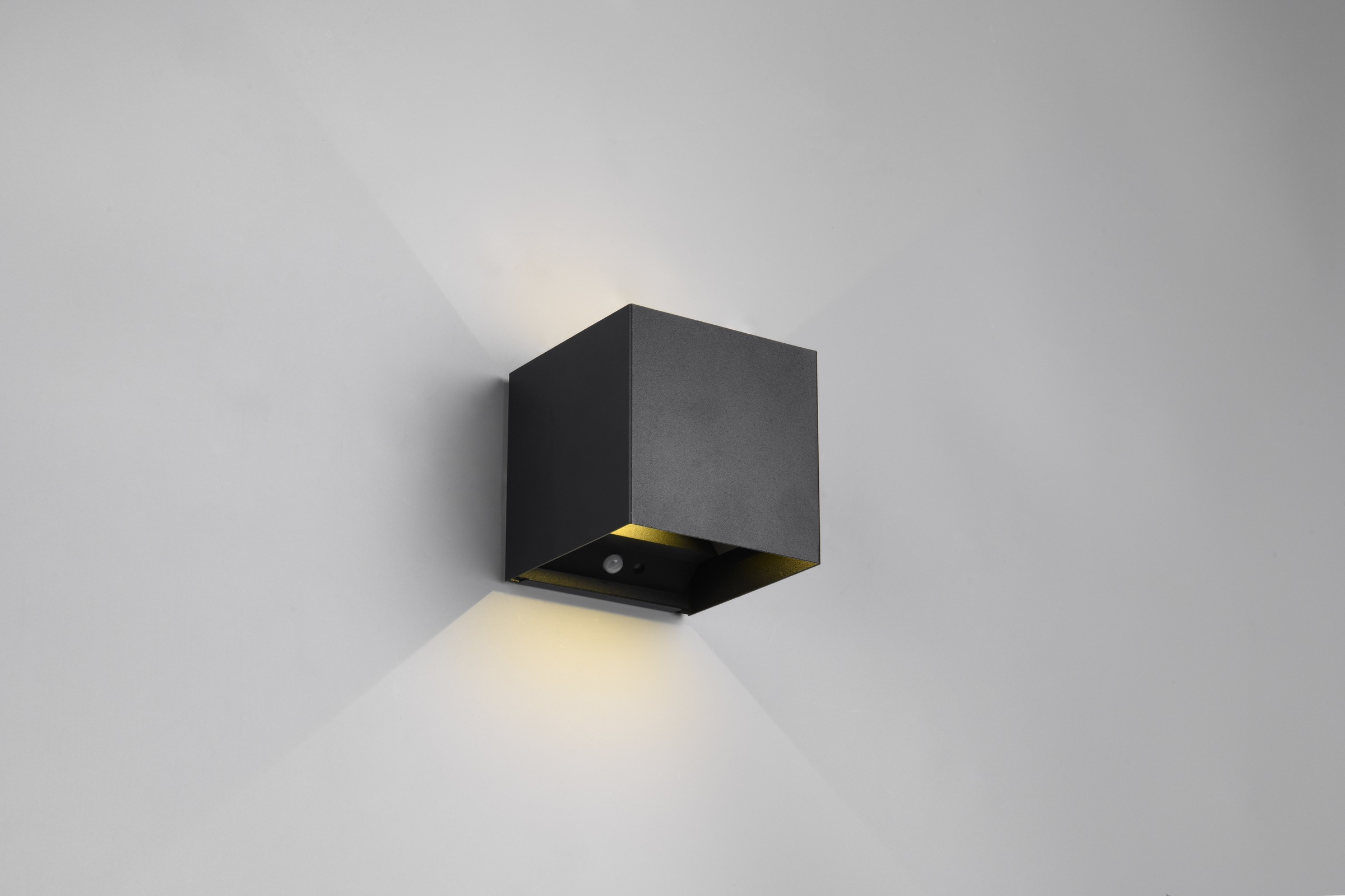 REALITY Leuchten LED Wandleuchte »TALENT, LED Wandlampe mit Magnet Wandhalterung, up-and-down Licht IP44«, 2 flammig, Leuchtmittel LED-Board | LED fest integriert, Bewegungsmelder Dämmerungssensor Akkubetrieb USB-Anschluss Schalter