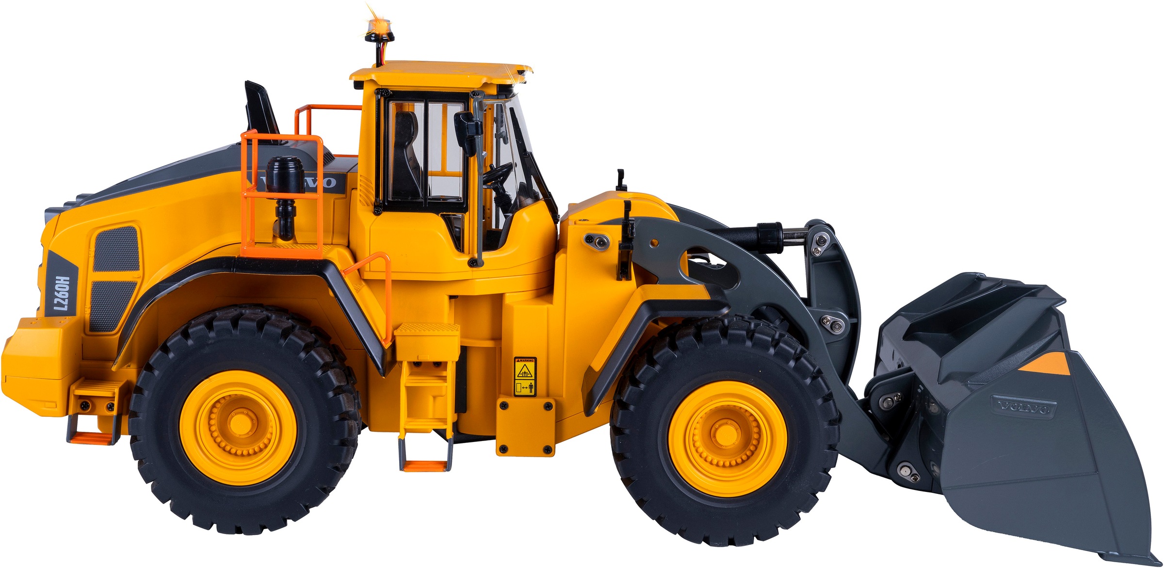 Jamara RC-Bagger »Radlader Volvo L260H Metal 2,4GHz«, LED-Licht; Maßstab 1:14