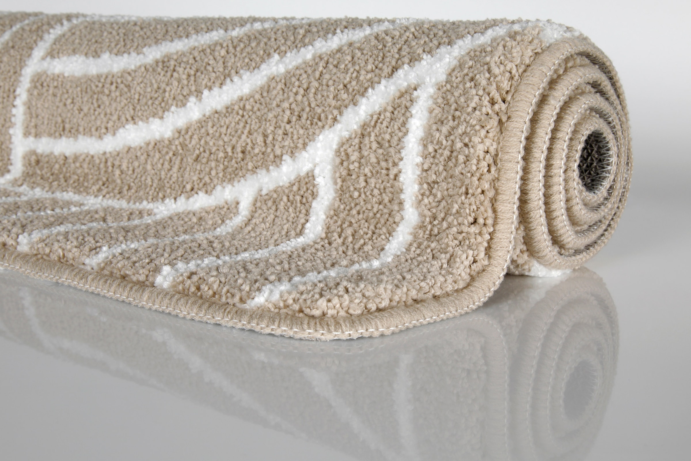 Wecon home Basics Badematte »Hilda«, waschbar, rutschfest, strapazierfähig, pflegeleicht mit Retro Muster