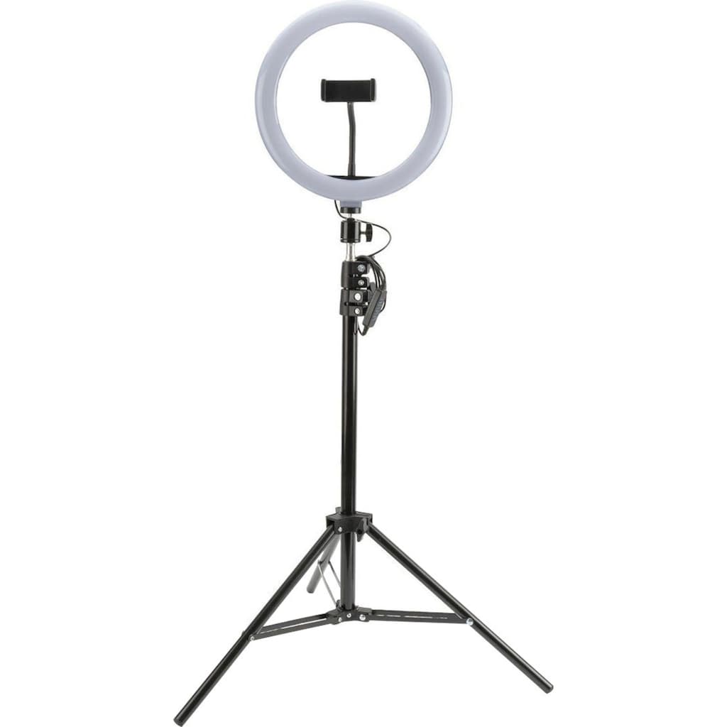 4smarts Handy-Halterung »Selfie Tripod XL und Mini mit LED-Lampe LoomiPod«