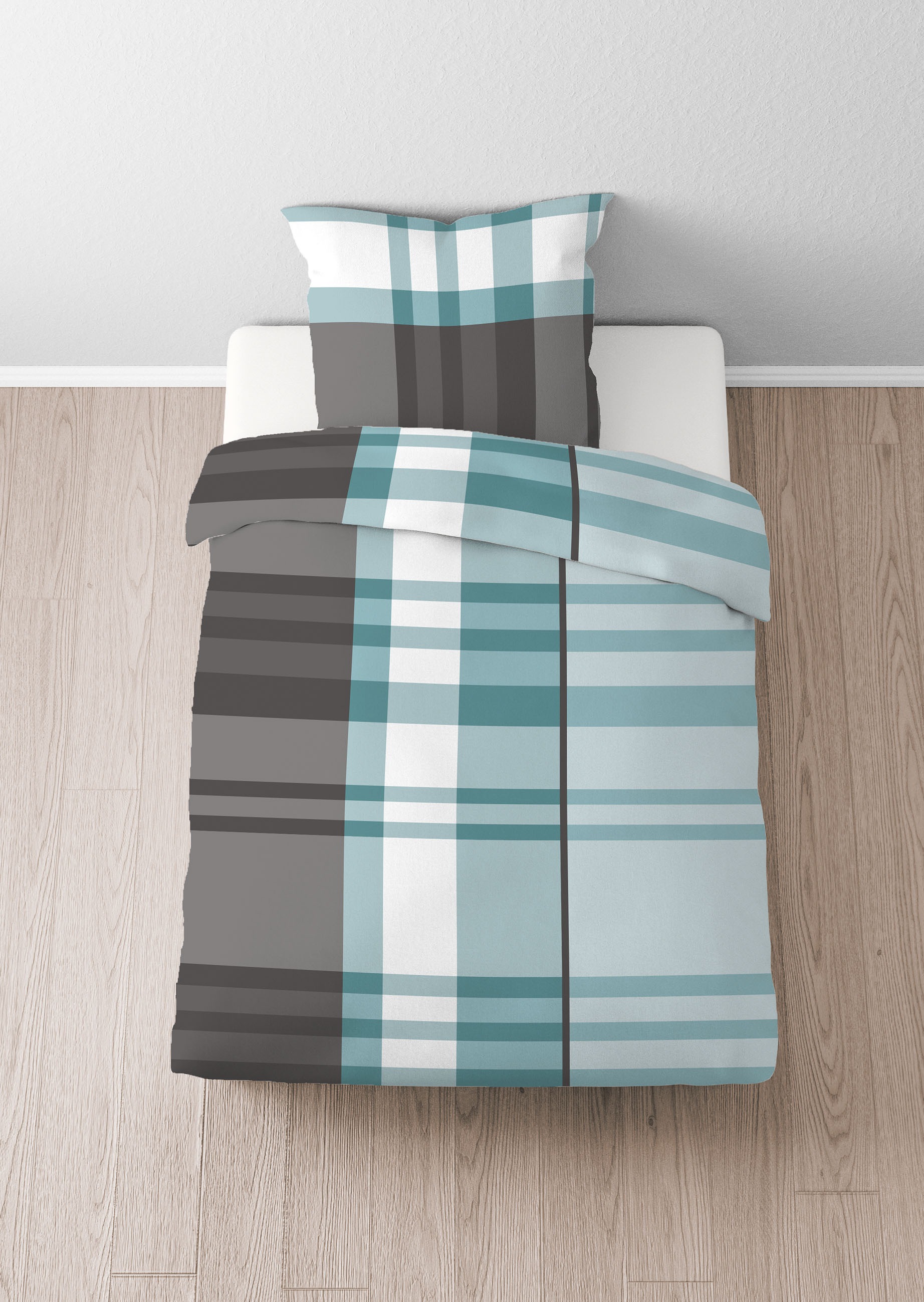 Castell - Markenbettwäsche Bettwäsche »0350355«, Poly-Cotton, wohlig warm, günstig online kaufen