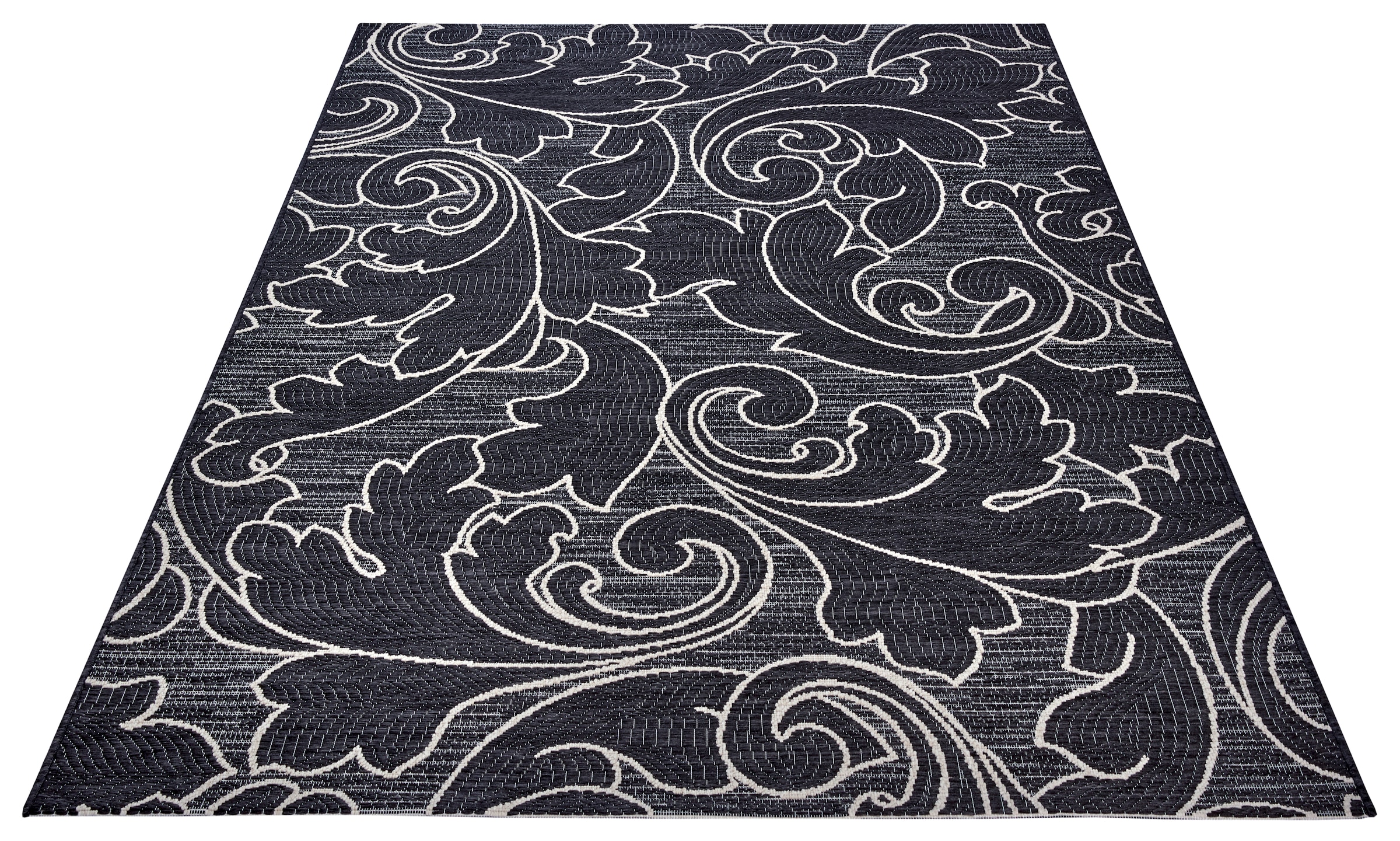 freundin Home Collection Teppich »Palau«, rechteckig, 4 mm Höhe, In und Outdoor, Flachgewebe, wetterfest, pflegeleicht, robust