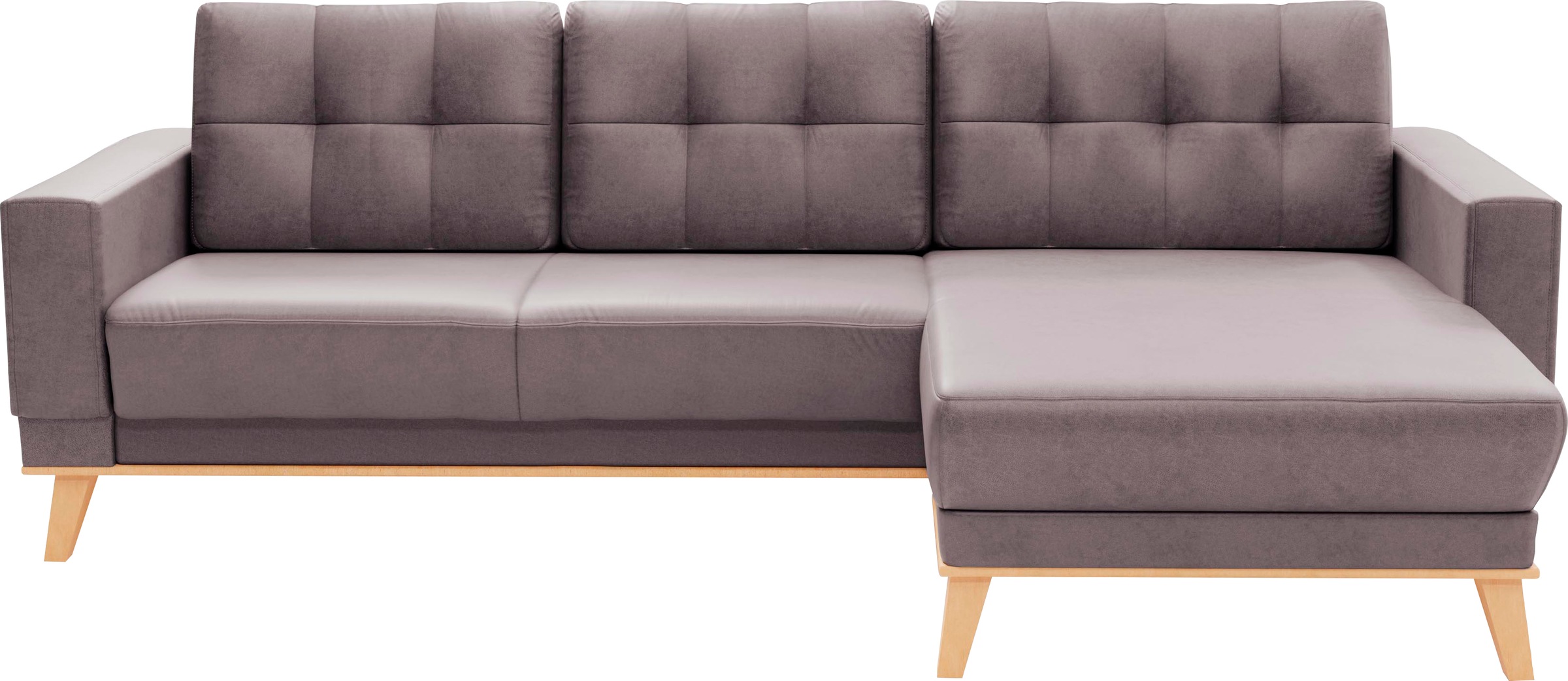 sit&more Ecksofa »Lavida L-Form«, wahlweise mit Kippfunktion und Bettkasten