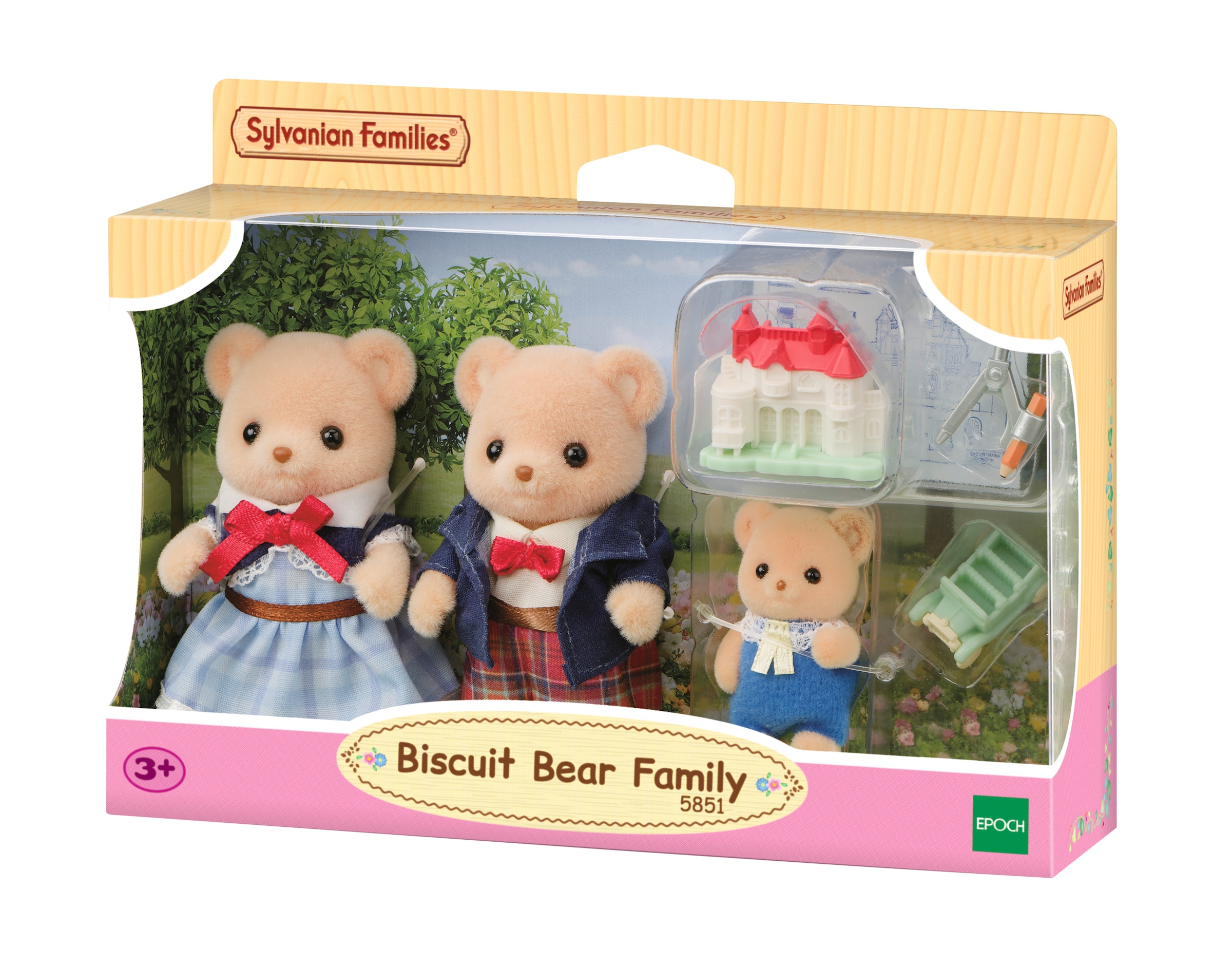 Sylvanian Families Spielfigur »Biscuit Bären Familie (5851)«
