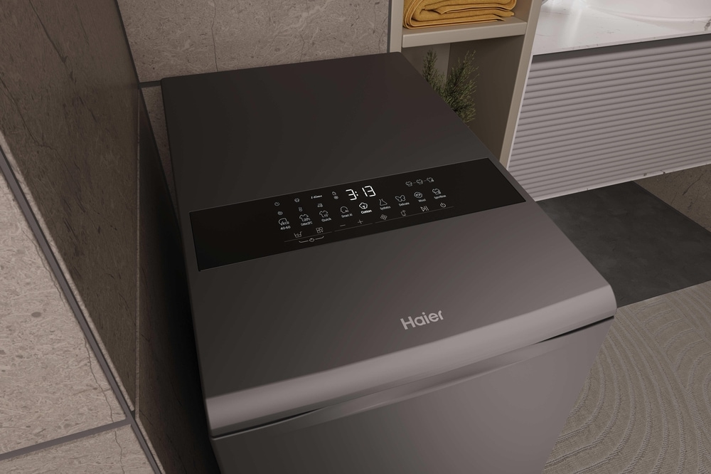 Haier Waschmaschine Toplader Serie 9 »HW90-BPD13386GU1« 9 kg 1300 U/min 9kg Fassungsvermögen & Energieeffizienzklasse A