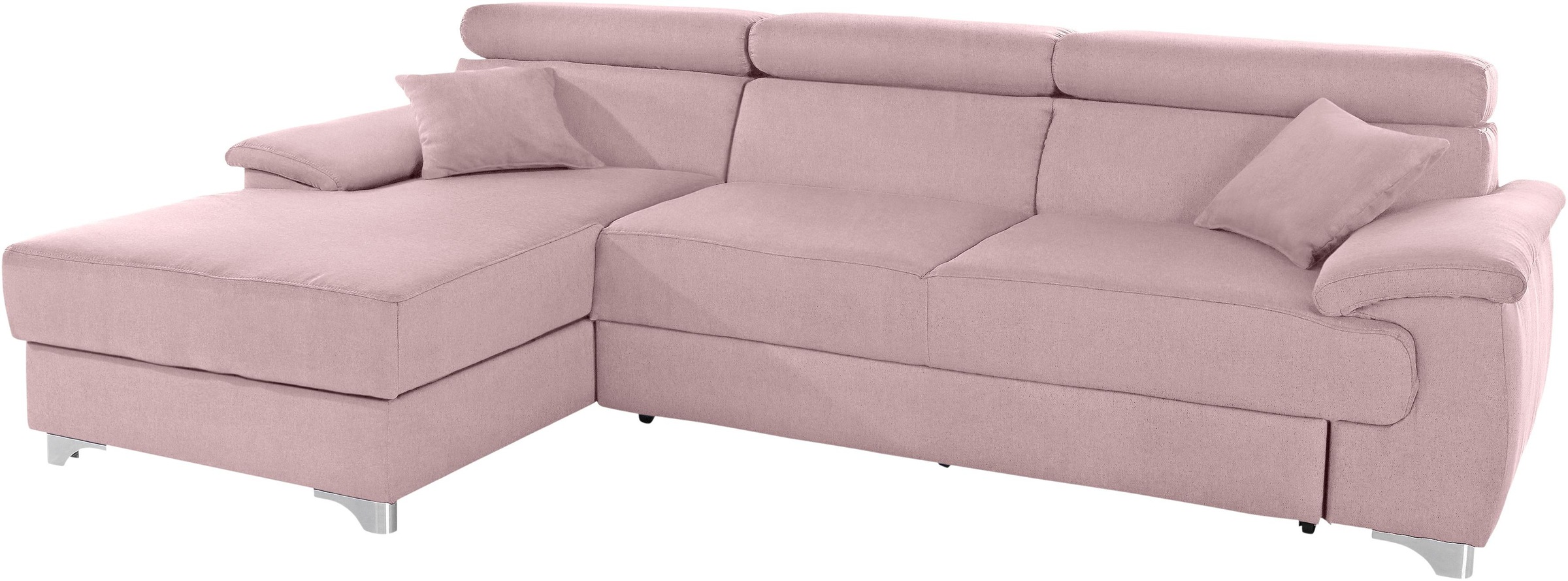 DOMO collection Ecksofa »Mira, inklusive Kopfteilverstellung für mehr Wohlf günstig online kaufen