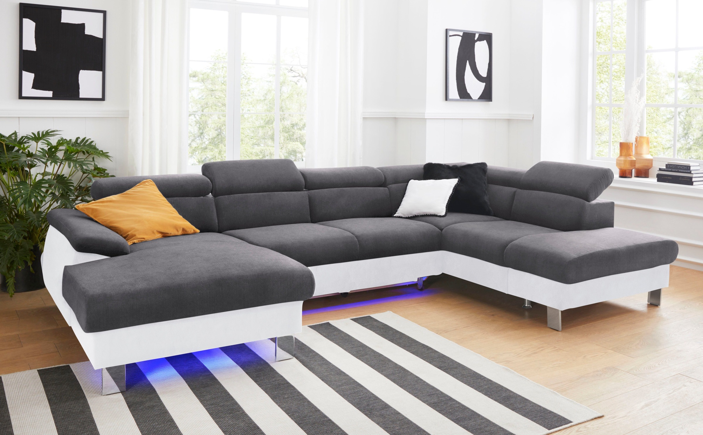 COTTA Polstergarnitur »Komaris U-Form«, (Set), Set bestehend aus: Wohnlands günstig online kaufen