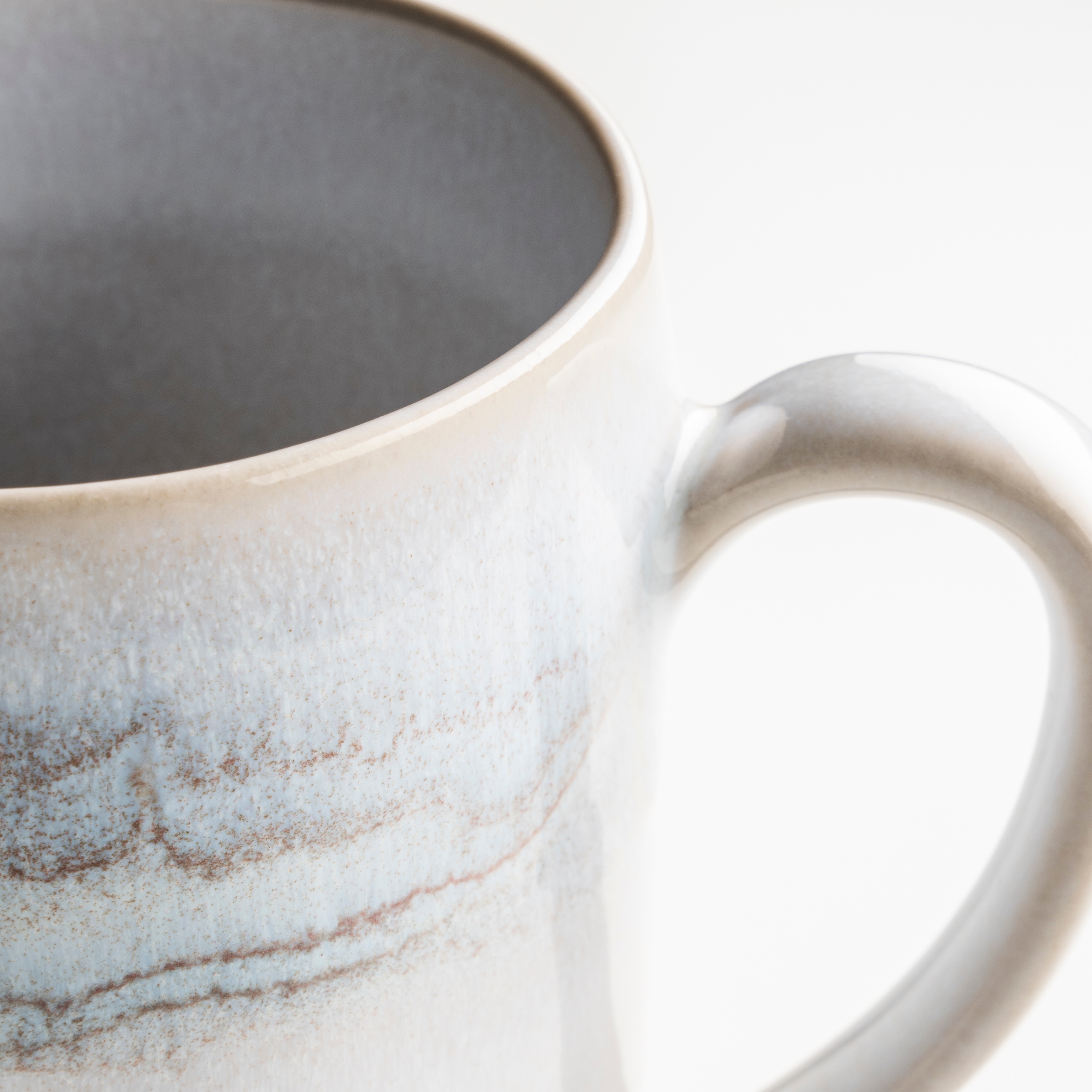 gipfelstück Becher »Tiefer See« Scandi-Style, Reaktivglasur, jedes Stück ein Unikat, 4-teilig