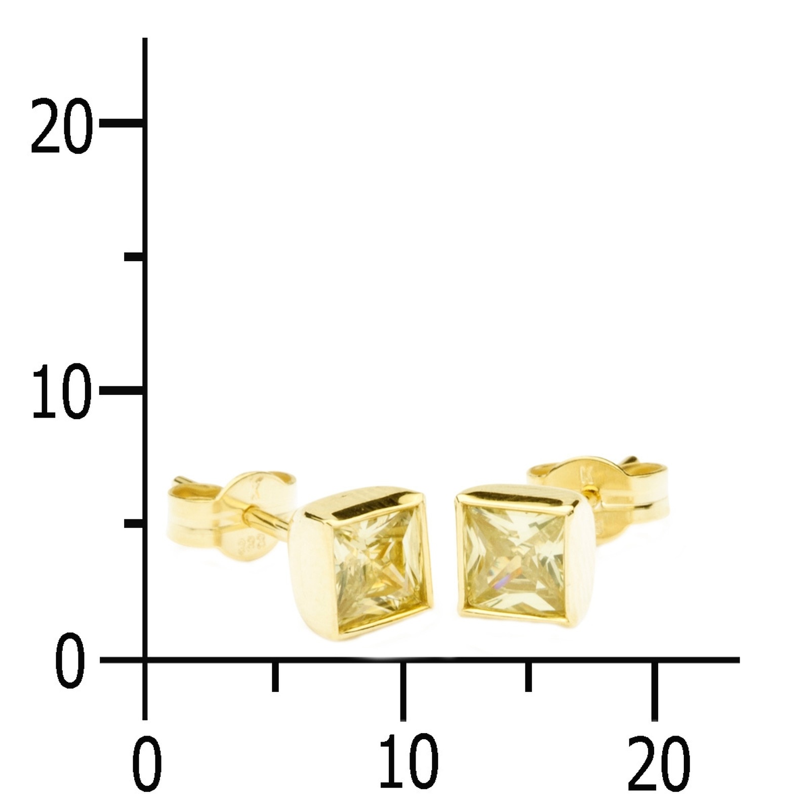 OSTSEE-SCHMUCK Paar Ohrstecker »Ostsee-Schmuck Ohrstecker Anna 5x5 mm Ohrstecker Anna 5x5 mm«