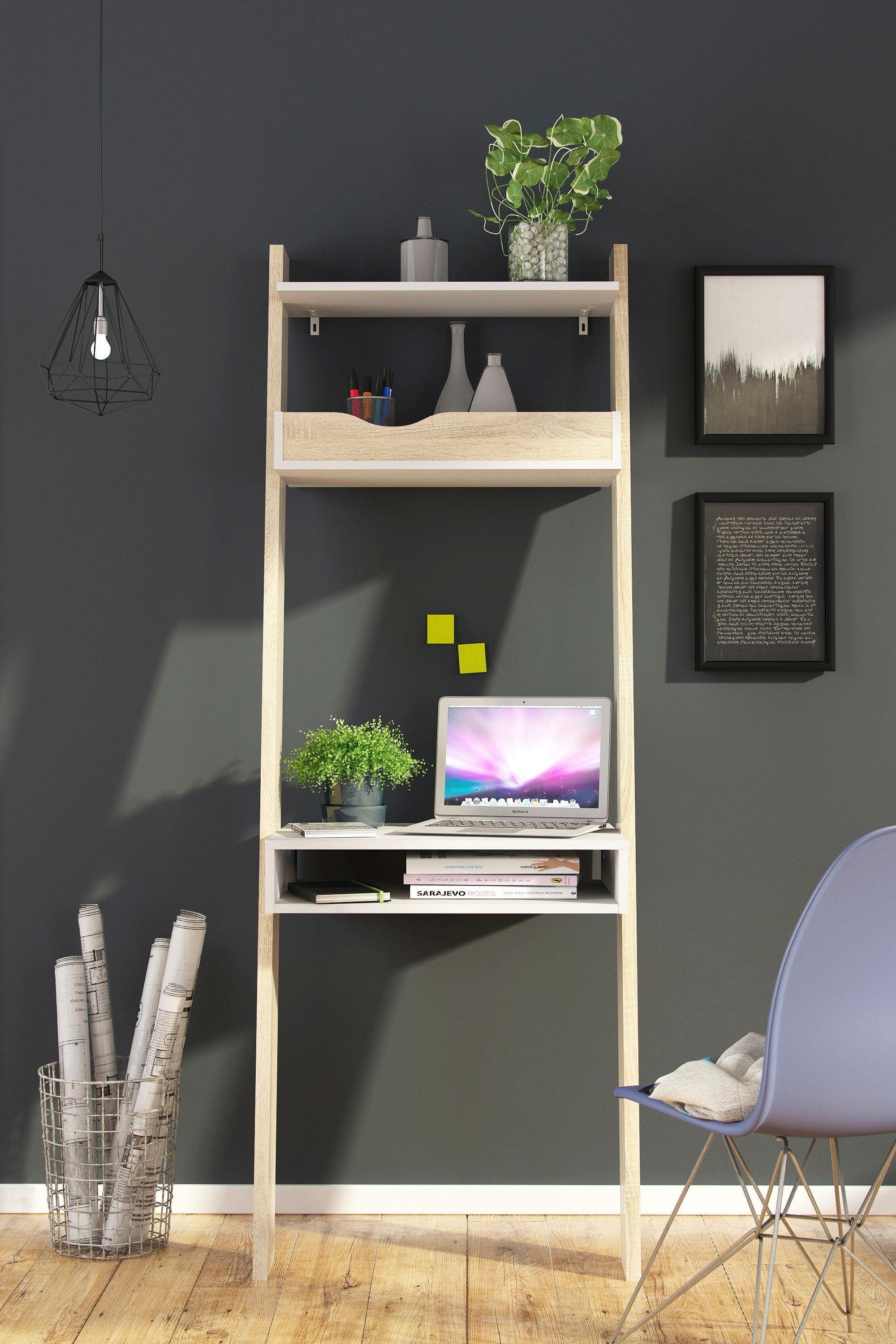 andas Schreibtisch »Oslo, Arbeitstisch, Bürotisch«, mit 1 offenen Fach, 1 offenen Schublade, 1 Boden, Breite 65 cm