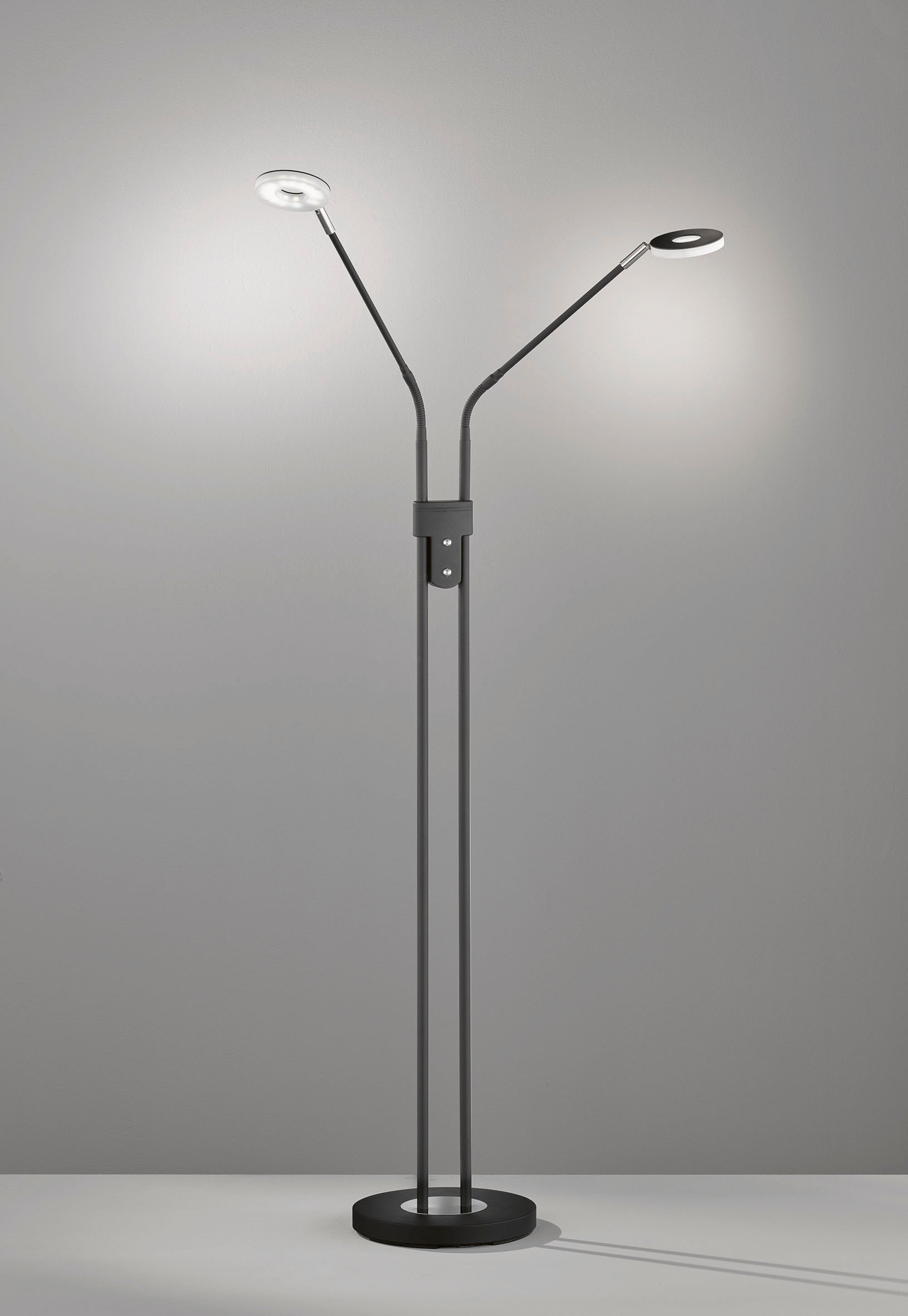 FISCHER & HONSEL LED Stehlampe »Dent«, 2 flammig, Leuchtmittel LED-Modul | LED fest integriert, 3-Stufen-CCT Technologie