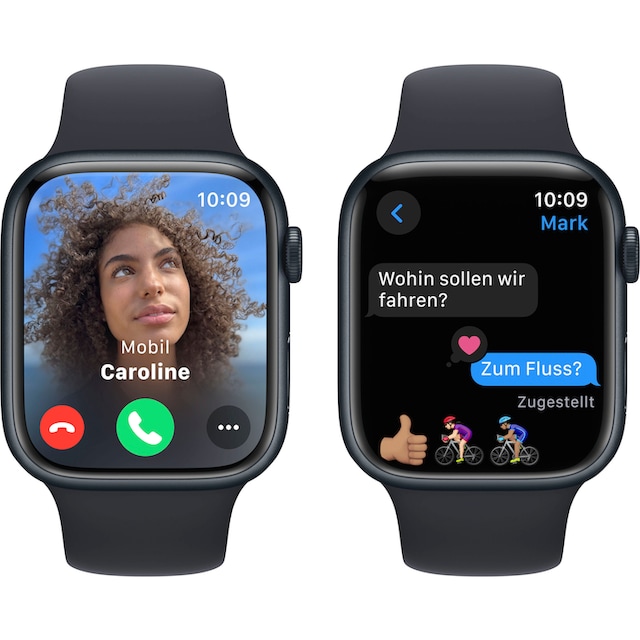 Apple Smartwatch »Watch Series 9 GPS Aluminium 45mm S/M«, (Watch OS 10  Sport Band) online kaufen