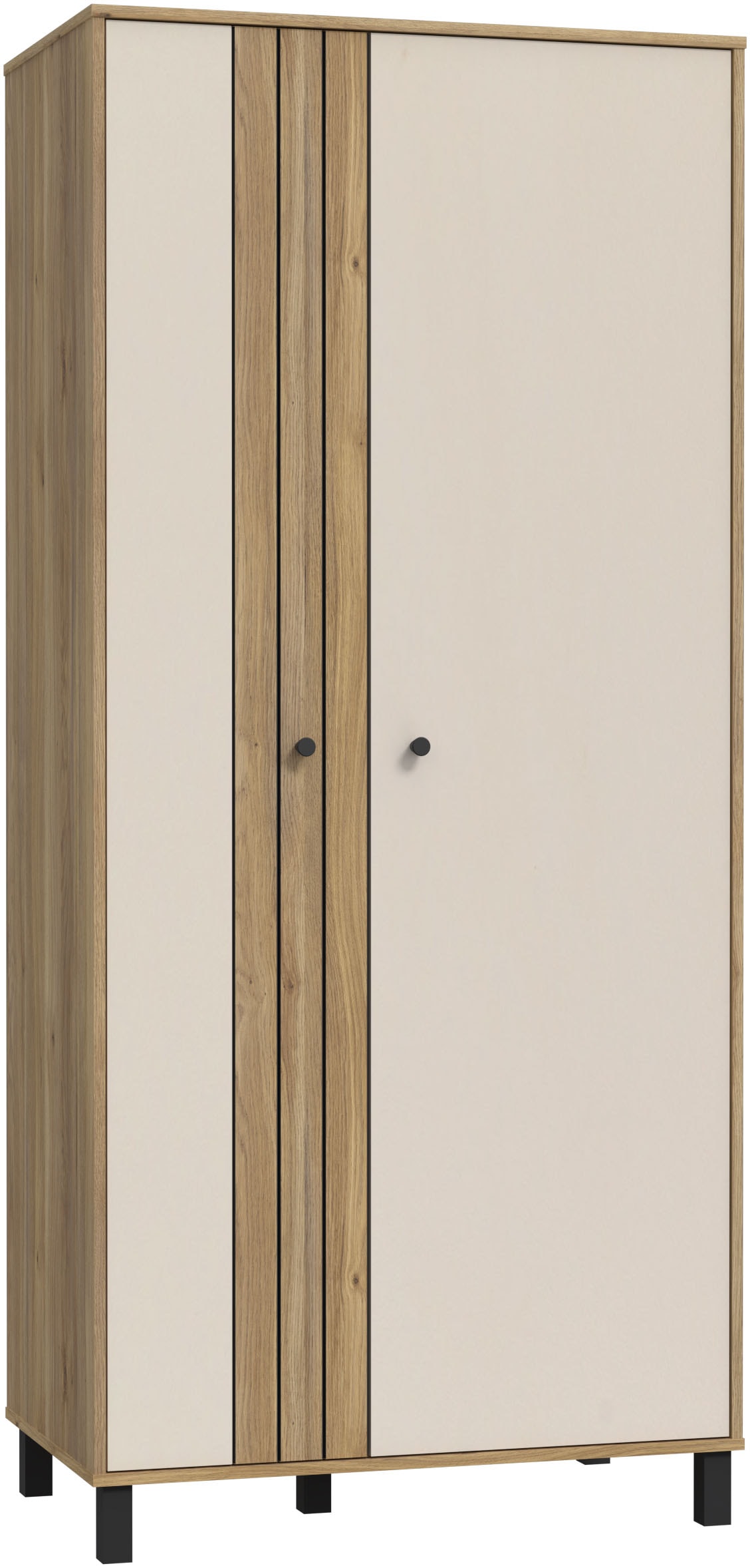 FORTE Highboard »Killarney«, Schrank, Stauraum, Soft Close, Kleiderstange