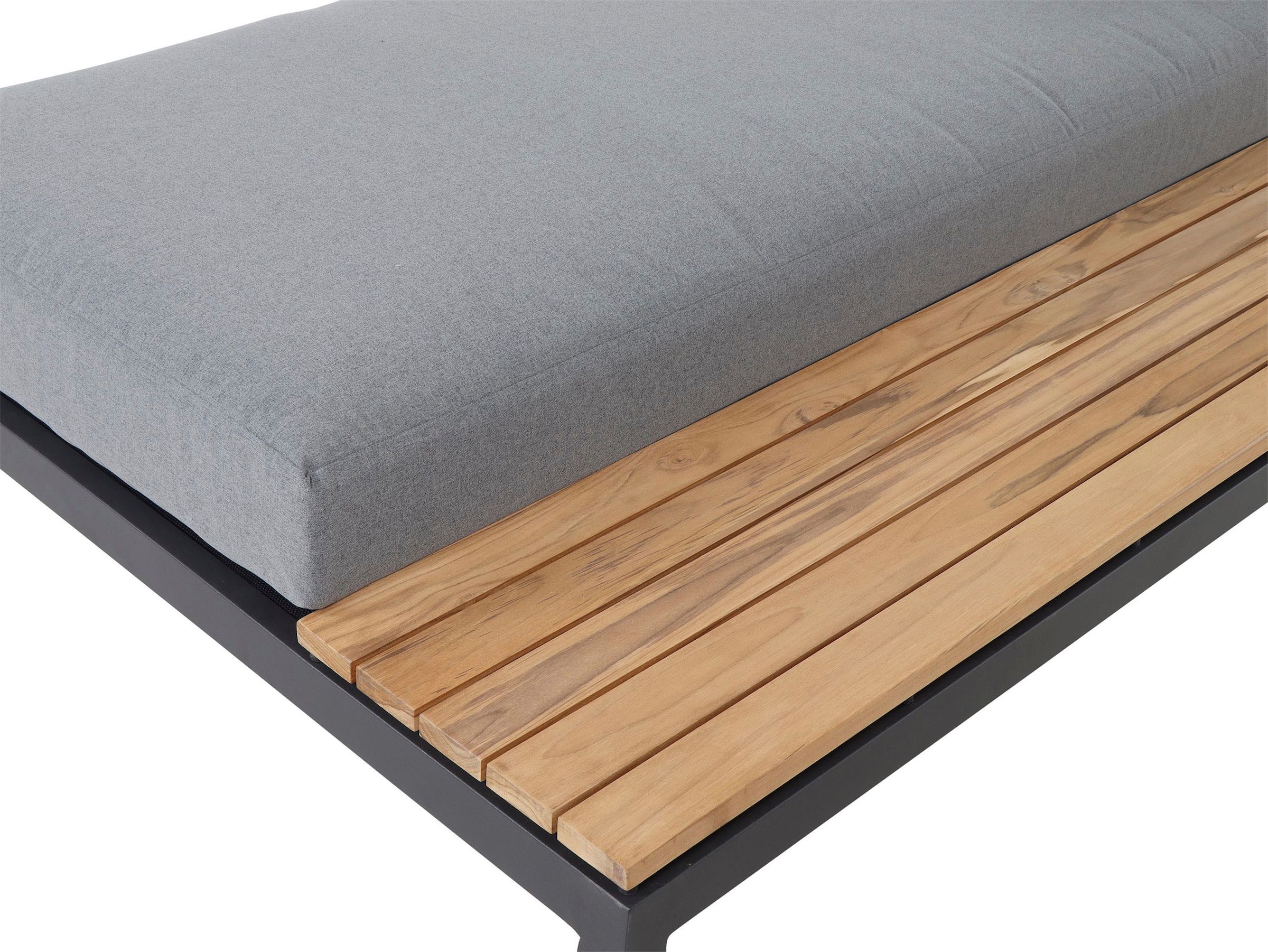 Siena Garden Gartenlounge-Set »Alvida«, (Set, 8 tlg.), bestehend aus 2 Liegen und 4 Kissen