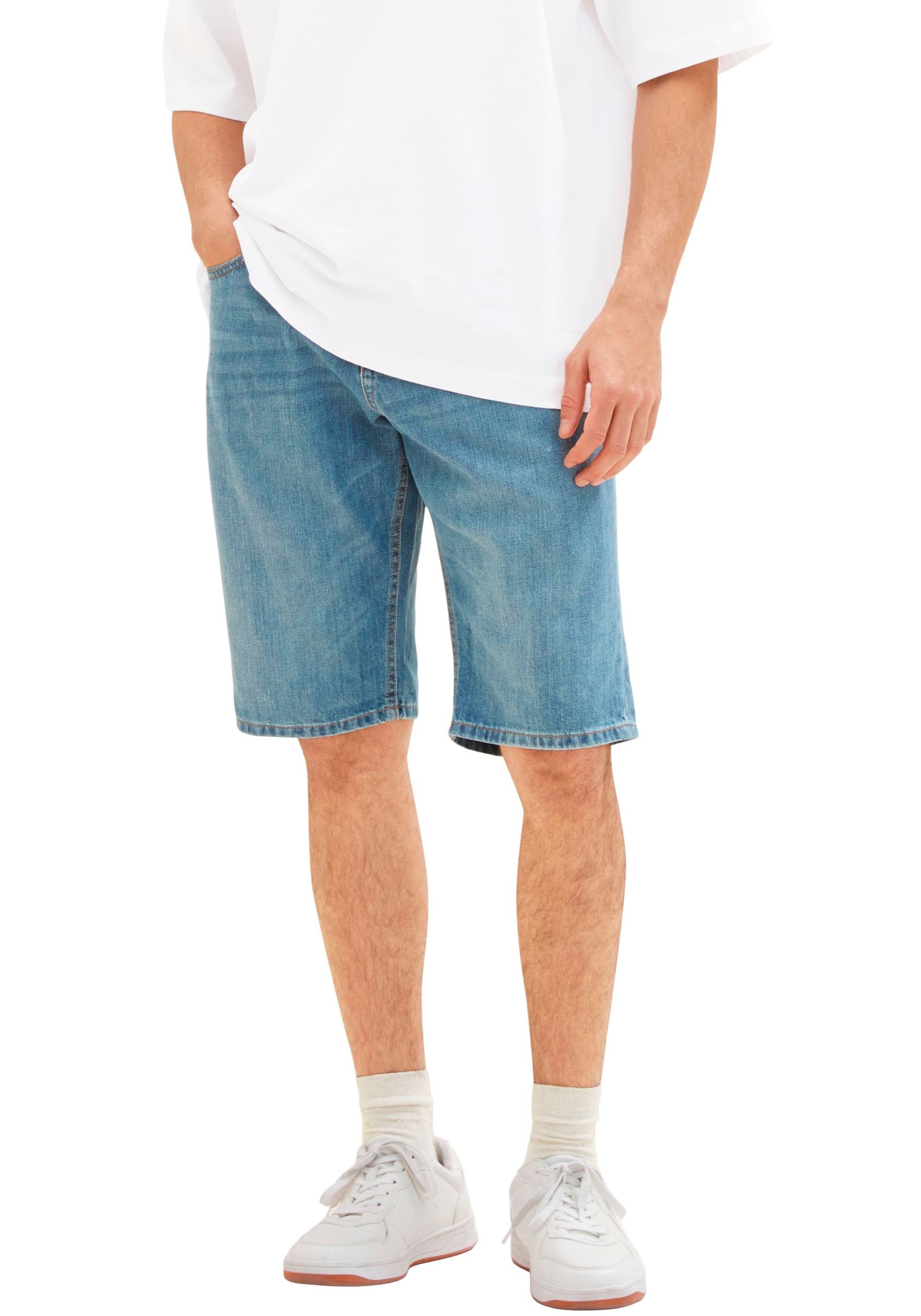 2. Bild von TOM TAILOR Jeansshorts »Josh«, in 5-Pocket Form