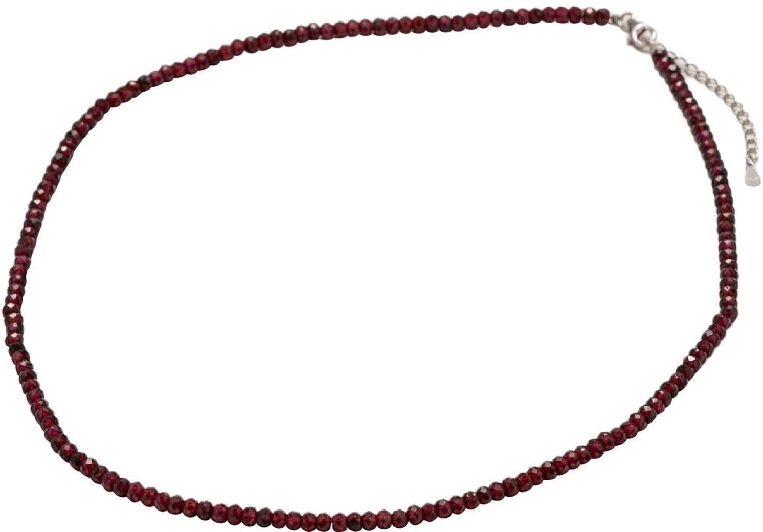 Firetti Collier »Schmuck Geschenk Silber 925 Halsschmuck Halskette Edelstein«, Made in Germany - mit Granat