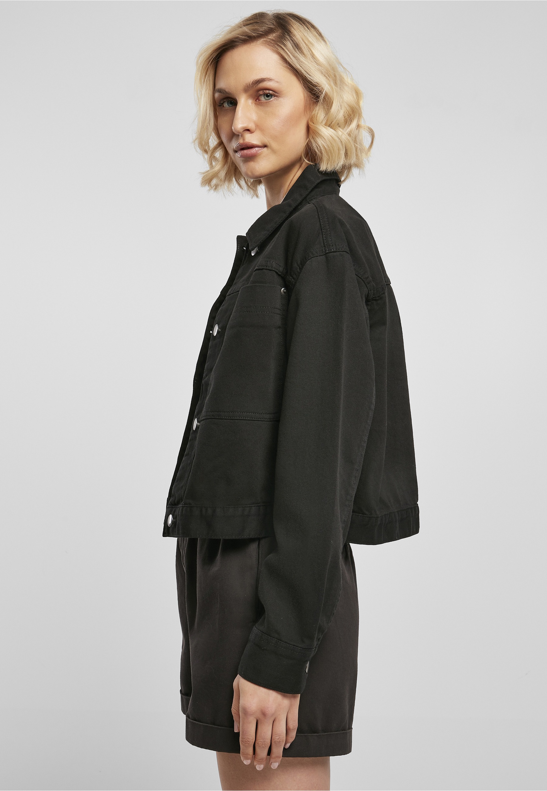 URBAN CLASSICS Langmantel »Urban Classics Damen Ladies Short Boxy Worker Jacket«